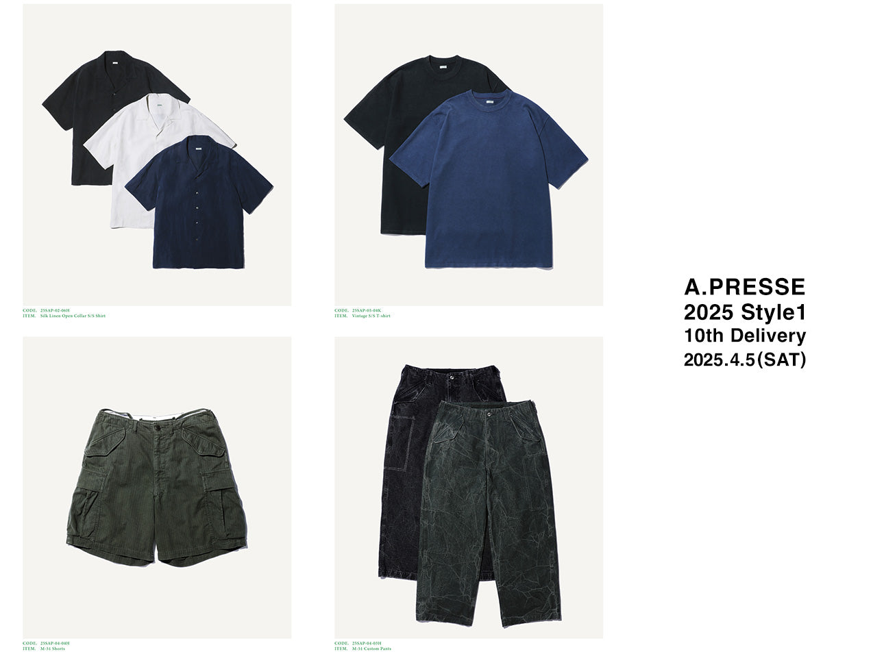 A.PRESSE 2025 Style1 10th Delivery