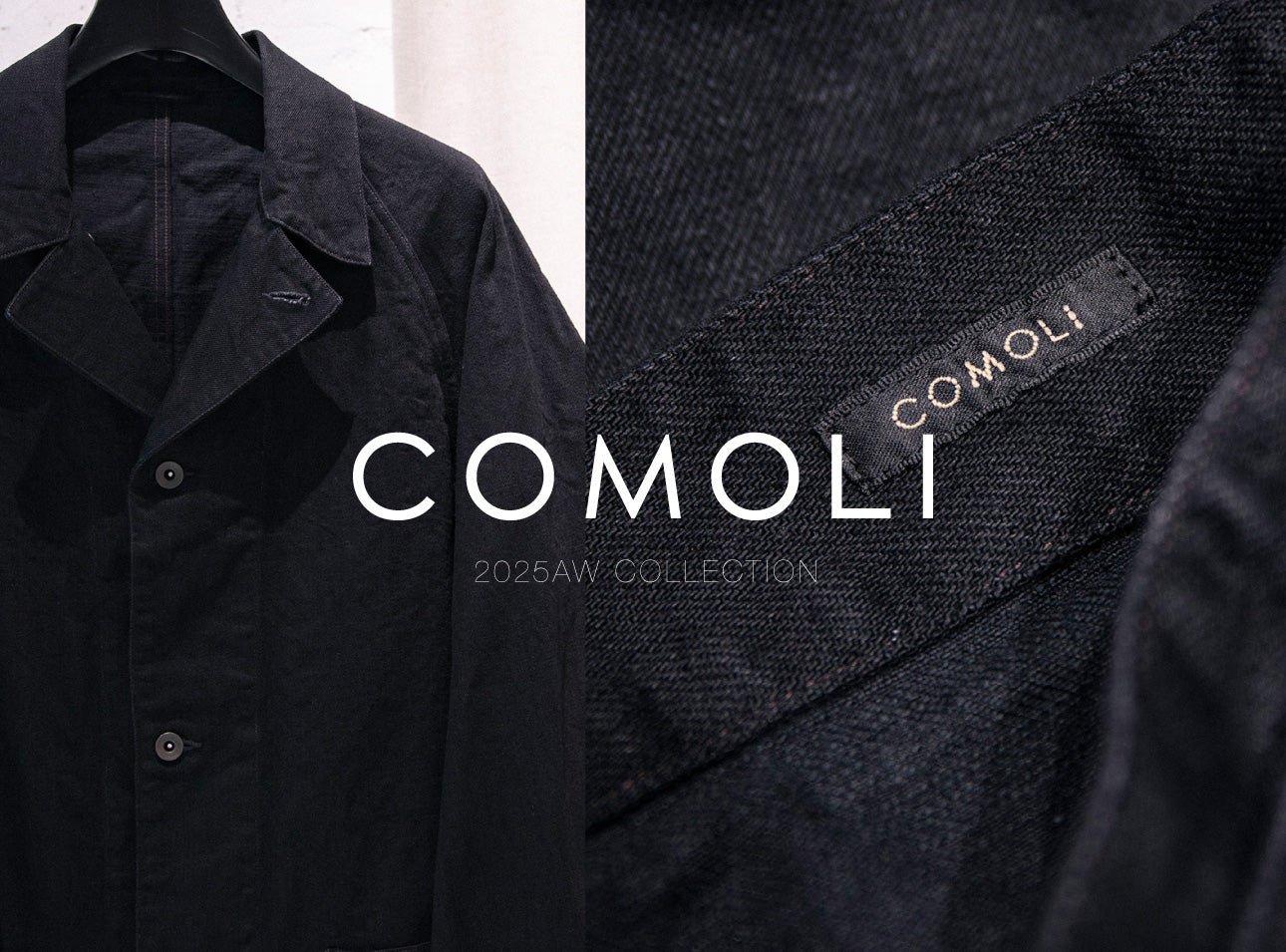 COMOLI コモリ　コート　黒 COMOLI (コモリ) レインコート