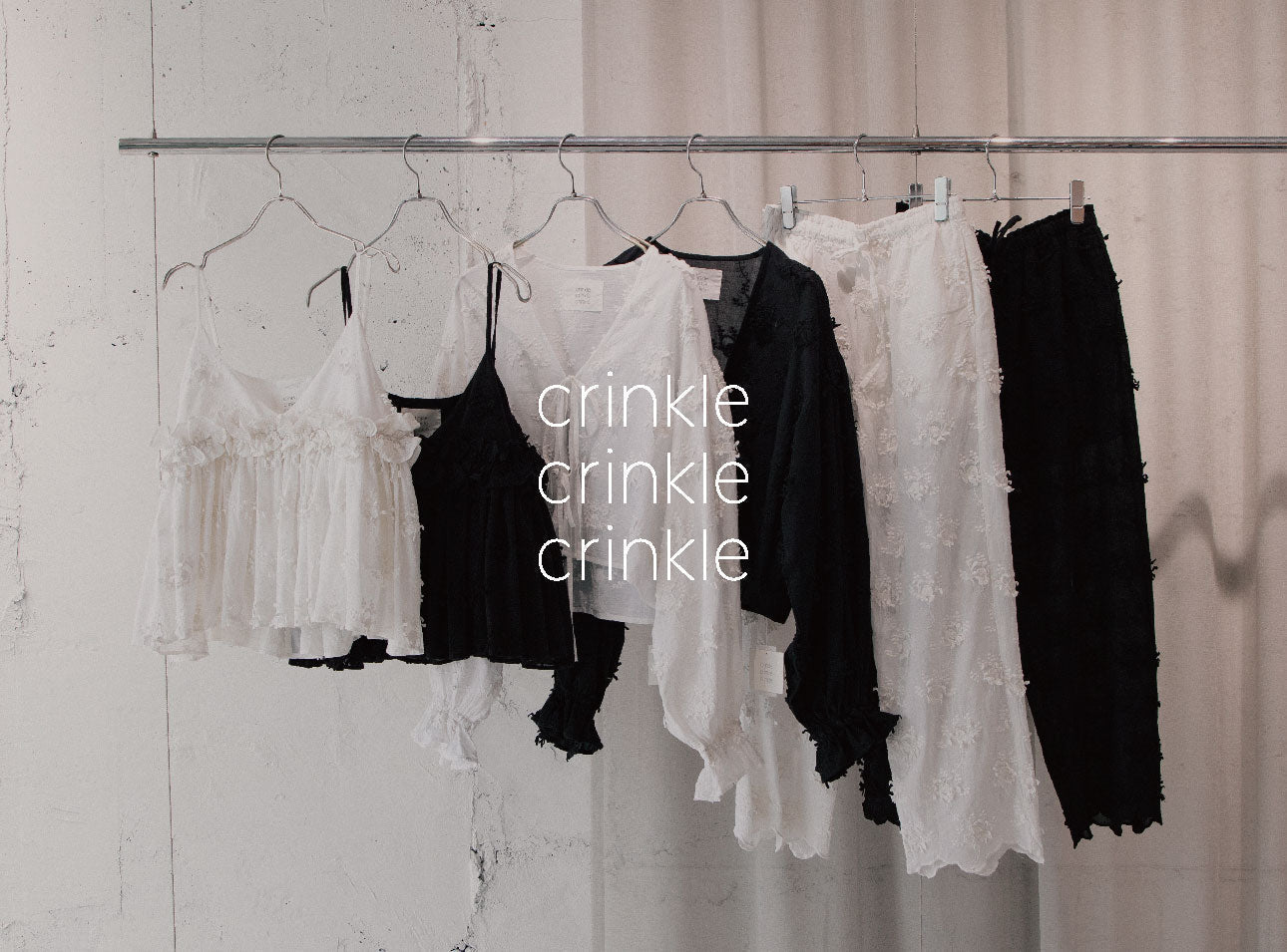 NEW BRAND crinkle crinkle crinkle