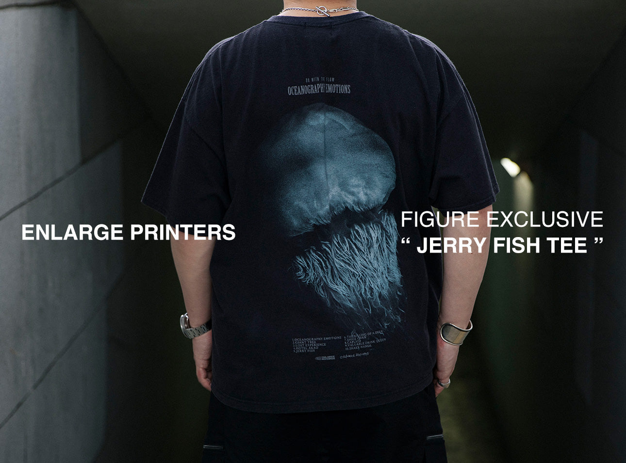 ENLARGE PRINTERS FIGURE EXCLUSIVE “ JERRY FISH TEE ”