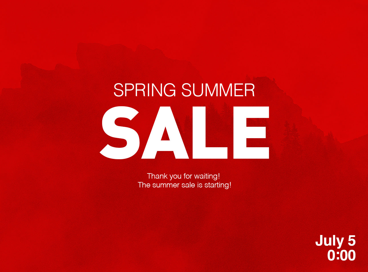 SPRING SUMMER SALE 2024.7.5(FRI) START!