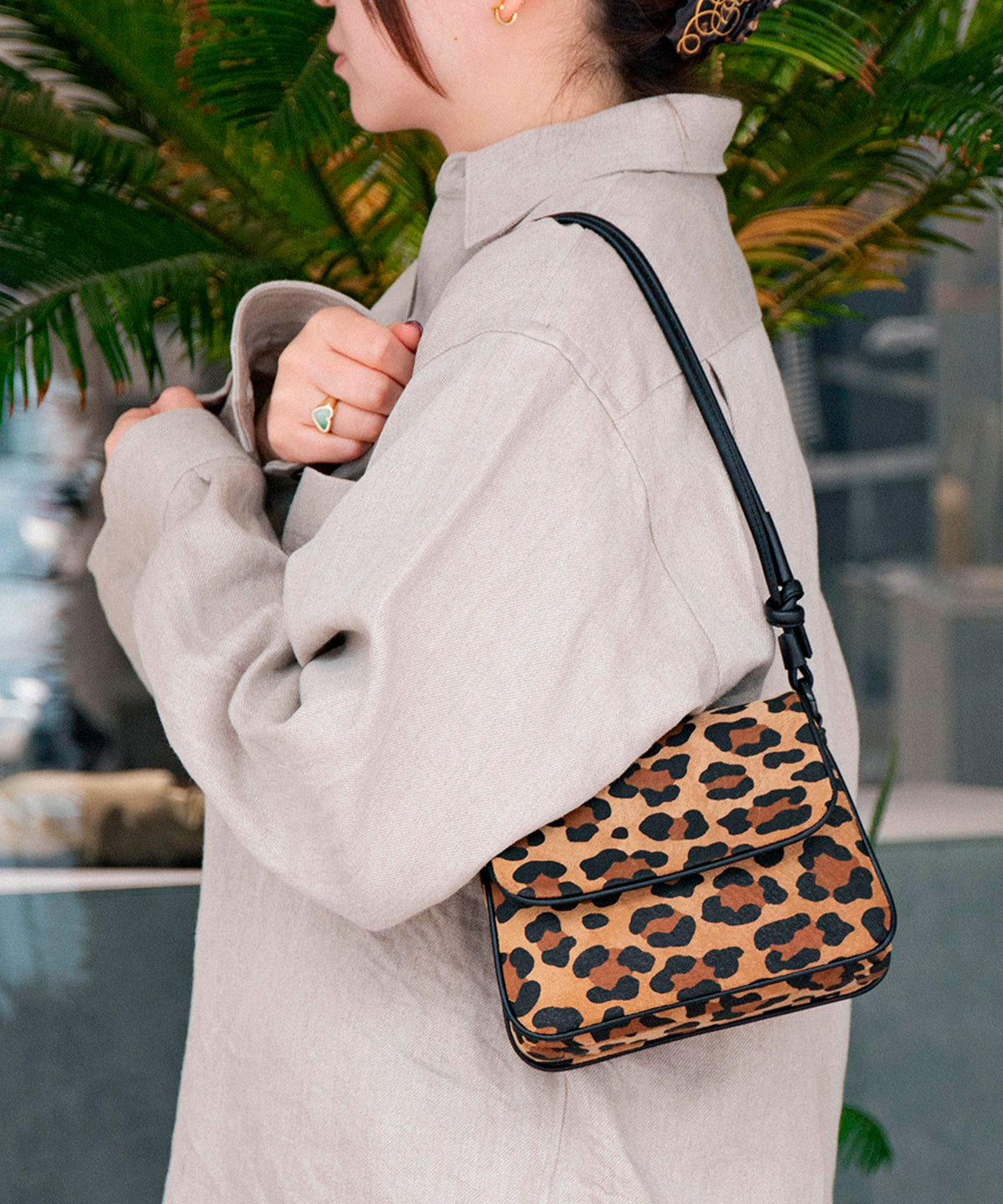 FLAP BAG S(Suede)