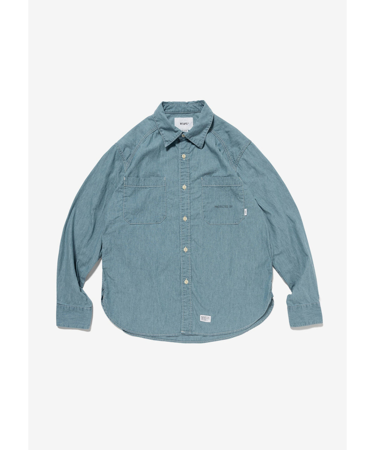 CB / LS / COTTON. CHAMBRAY
