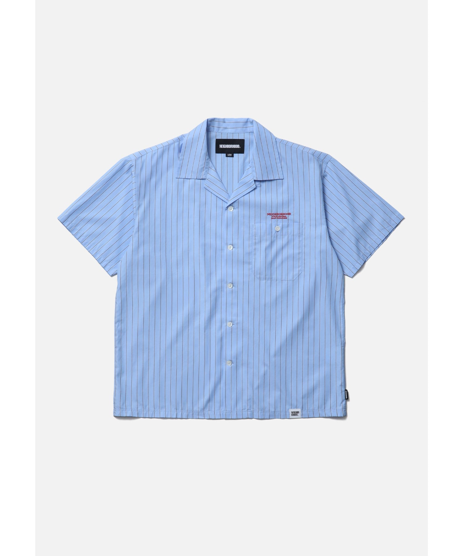 STRIPE WORK SHIRT SS - NEIGHBORHOOD (ネイバーフッド) - tops