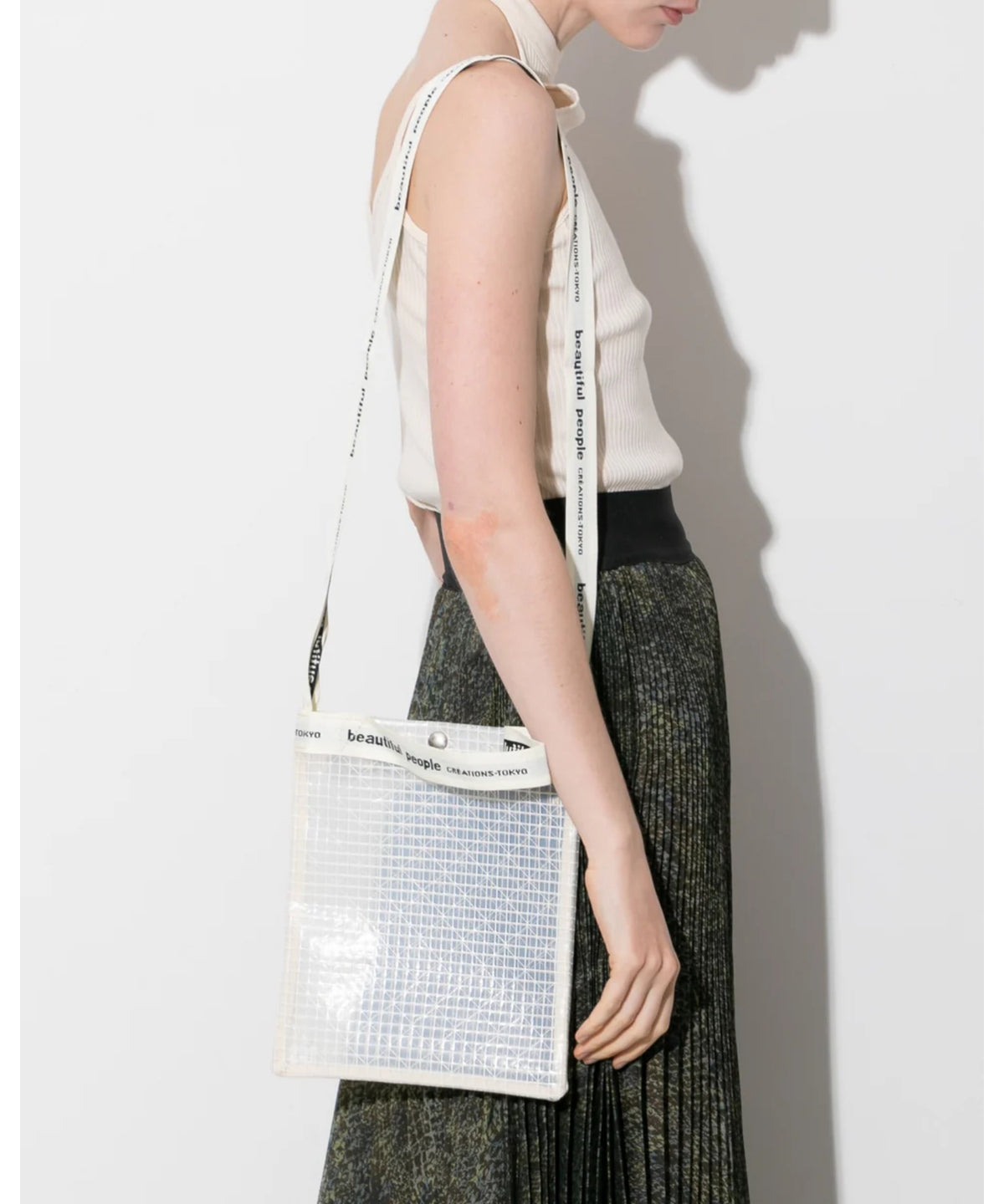 Vinyl logo tape Sacoche bag