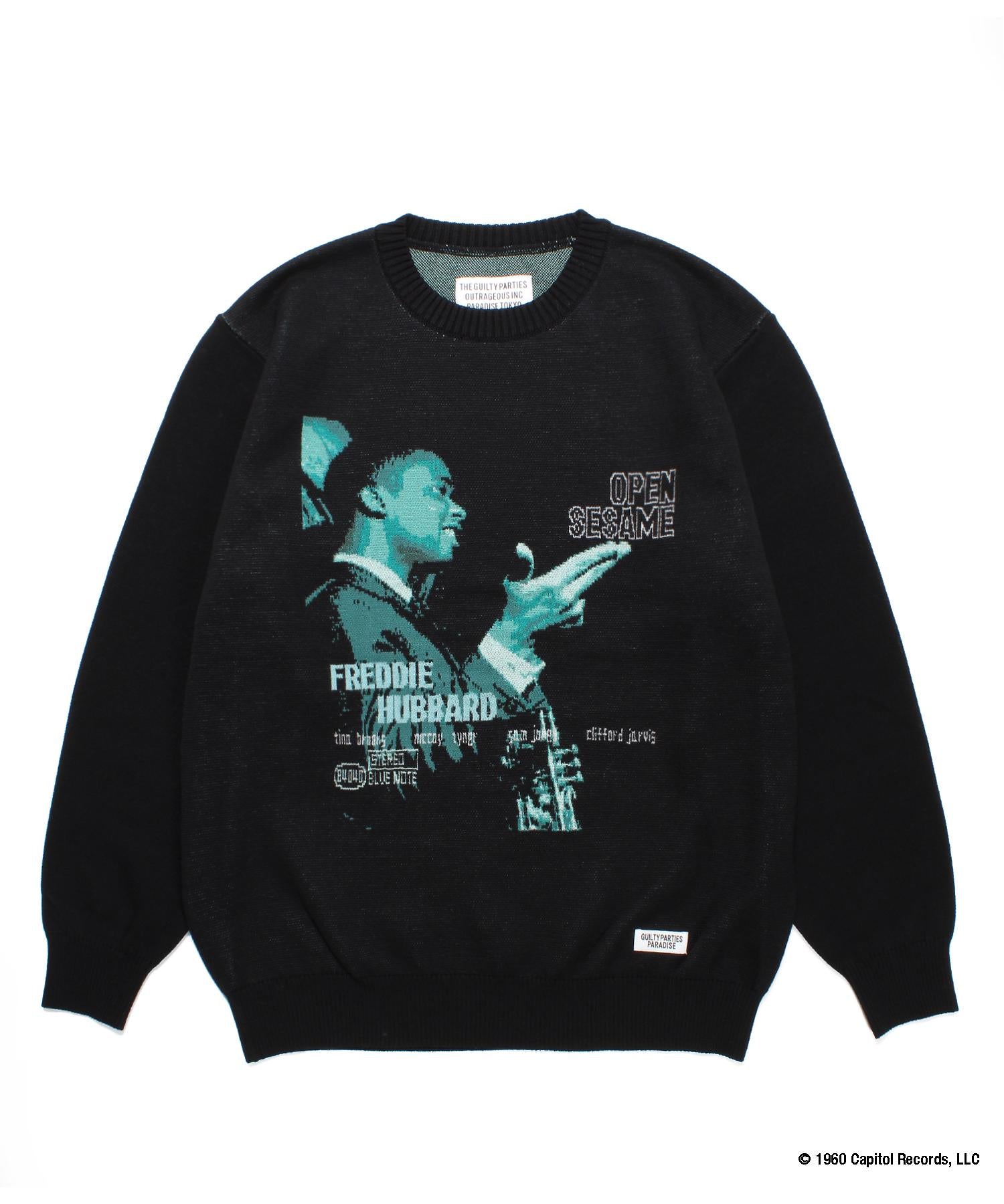 BLUE NOTE / JACQUARD SWEATER - WACKO MARIA (ワコマリア) - tops 