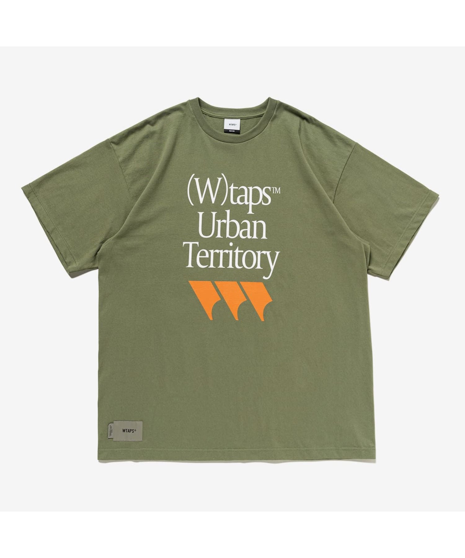 WTAPS ダブルタップス クロスCOTTON Tシャツ バッククロスプリントホームクリーニング済