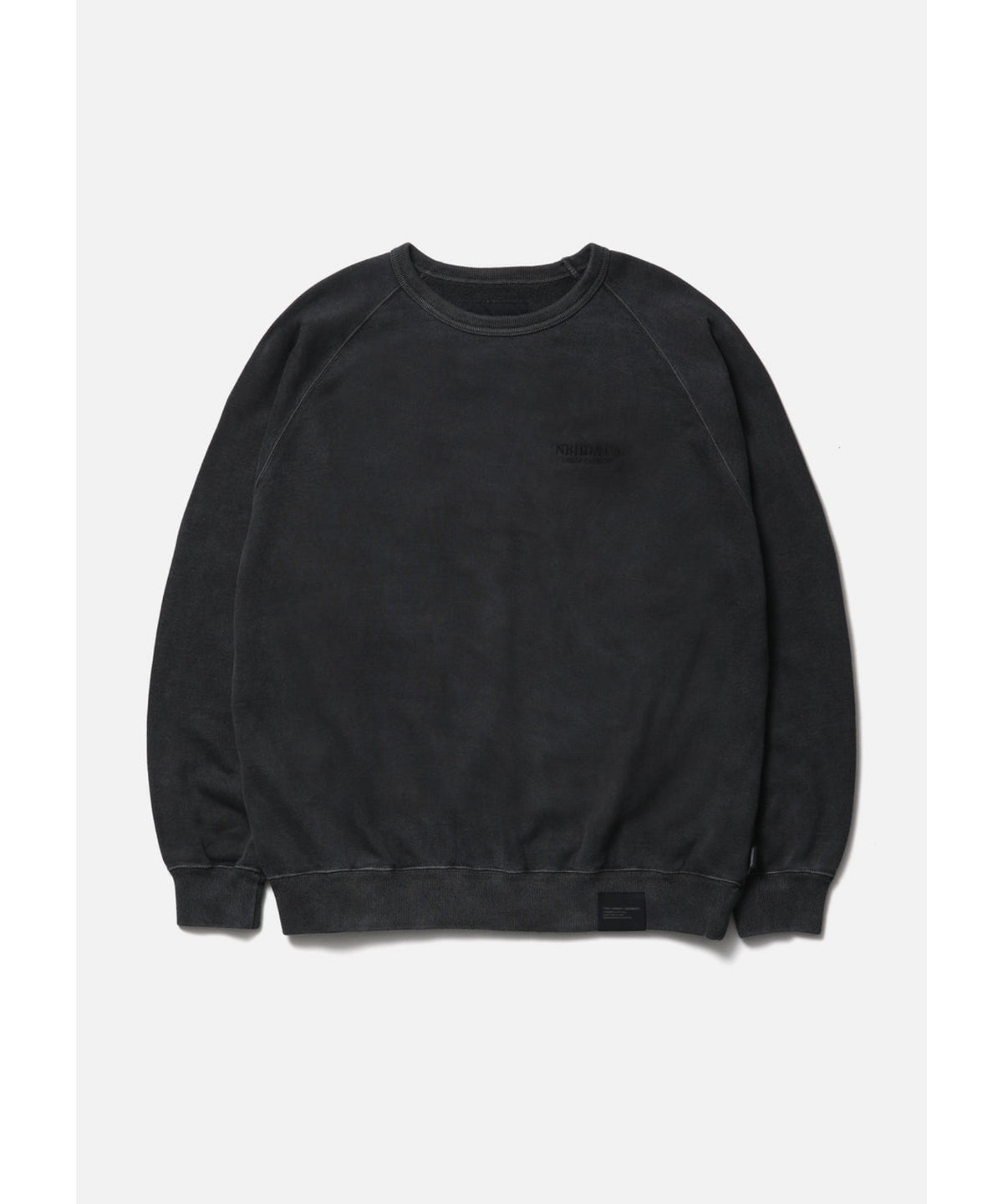 PIGMENT DYED SWEAT SHIRT LS