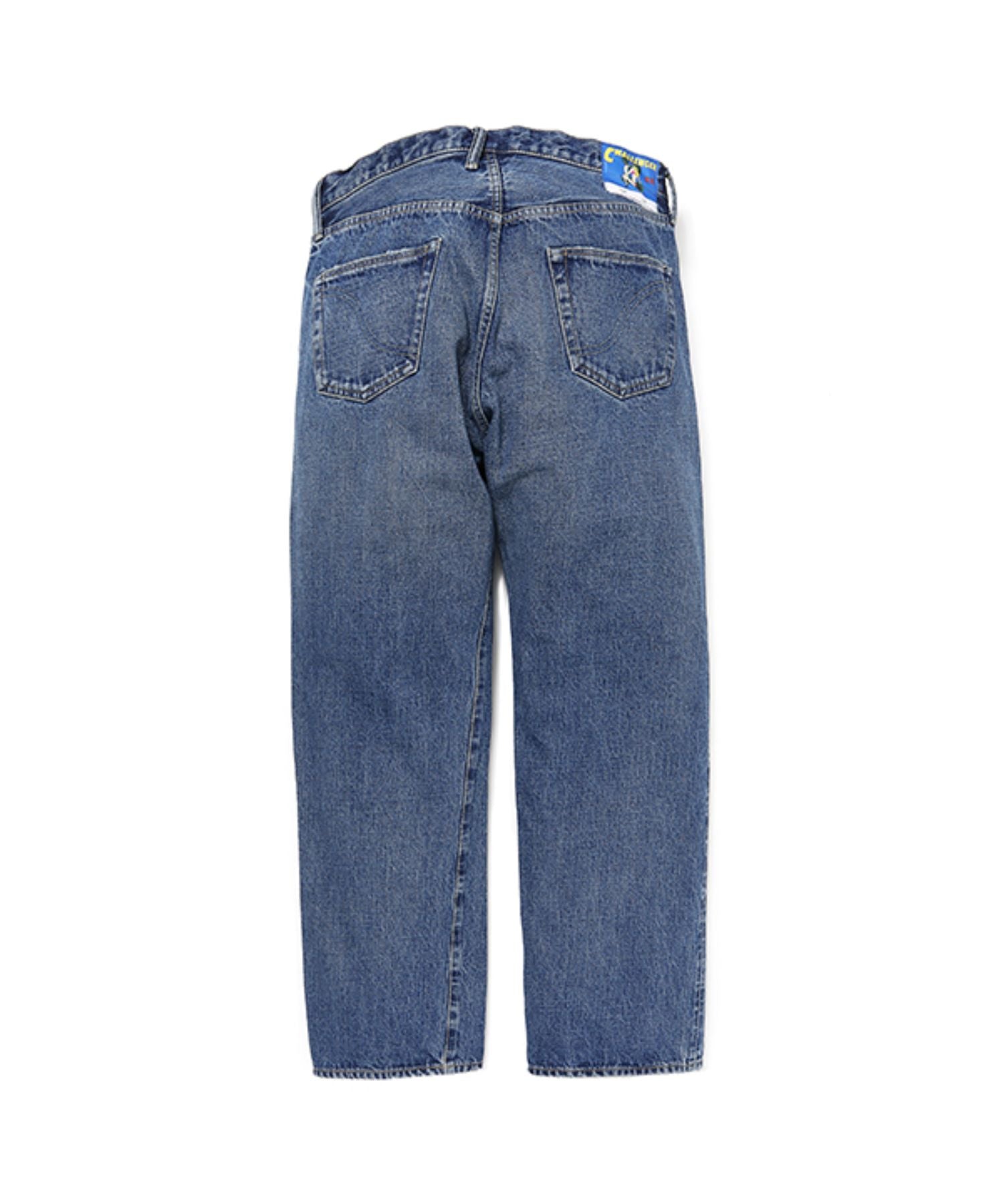 Washed Denim Pants