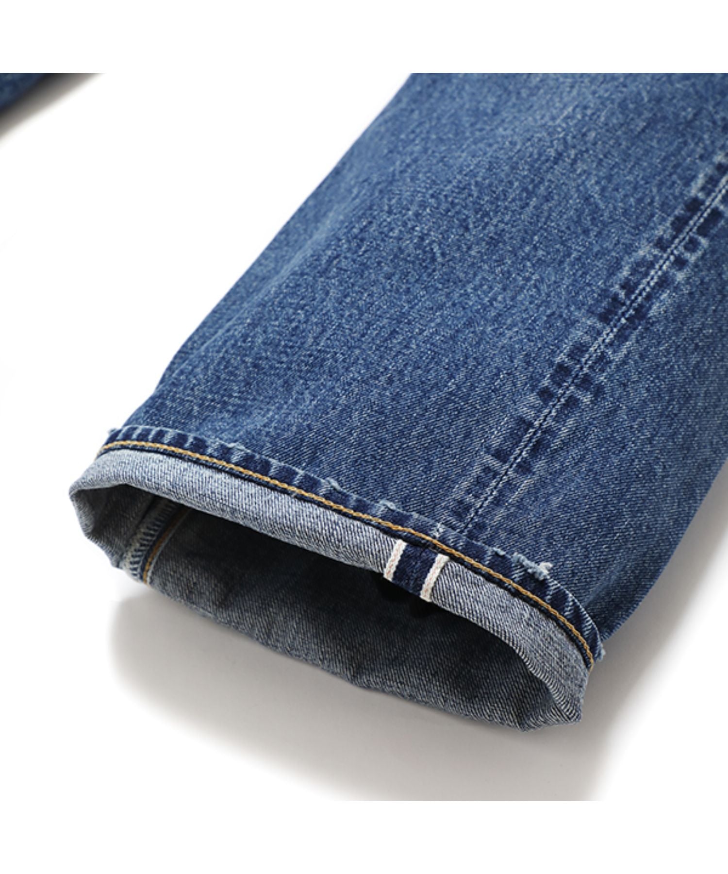 Washed Denim Pants