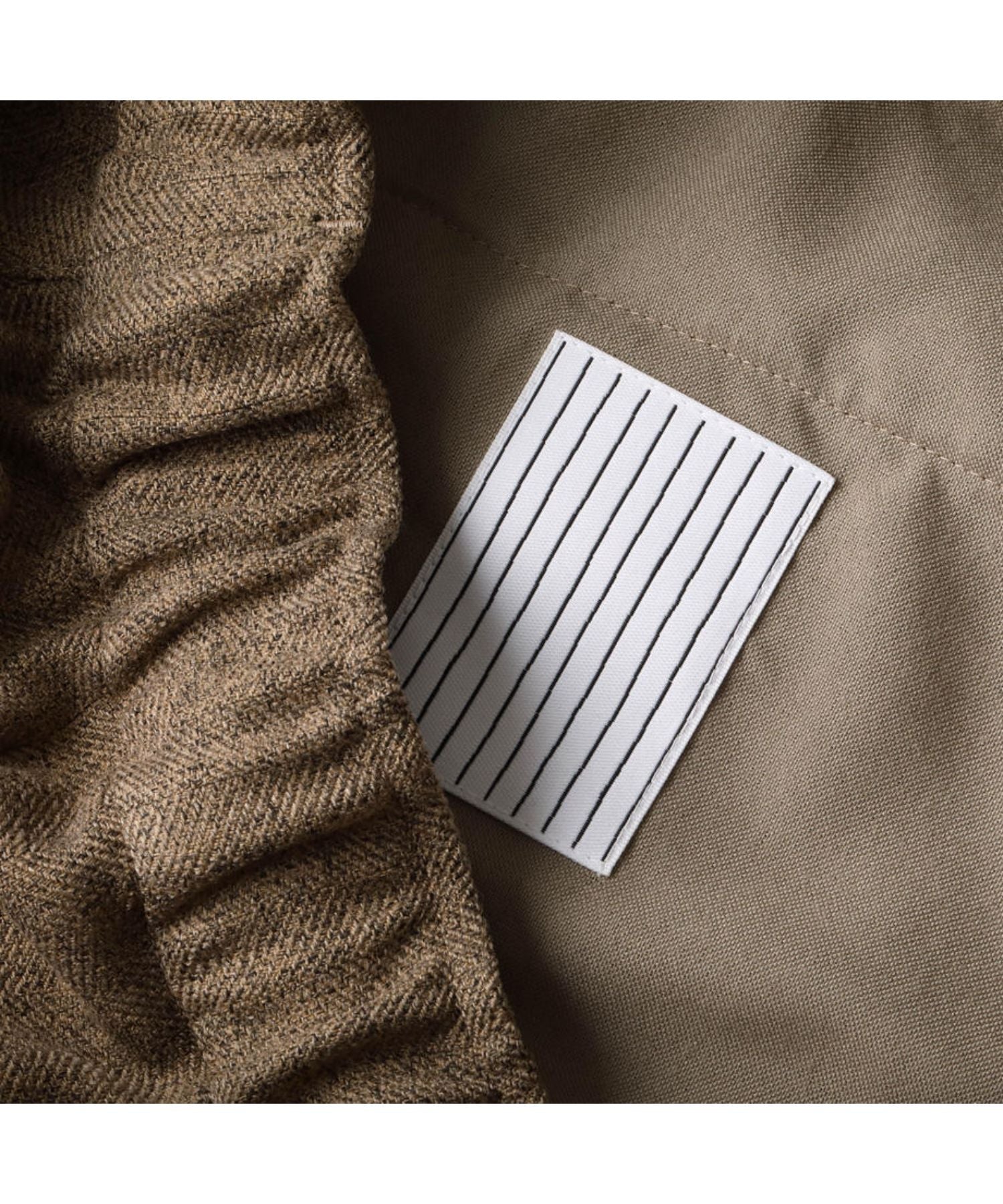 Wide Tapered Easy Pants (Woolherringbone)
