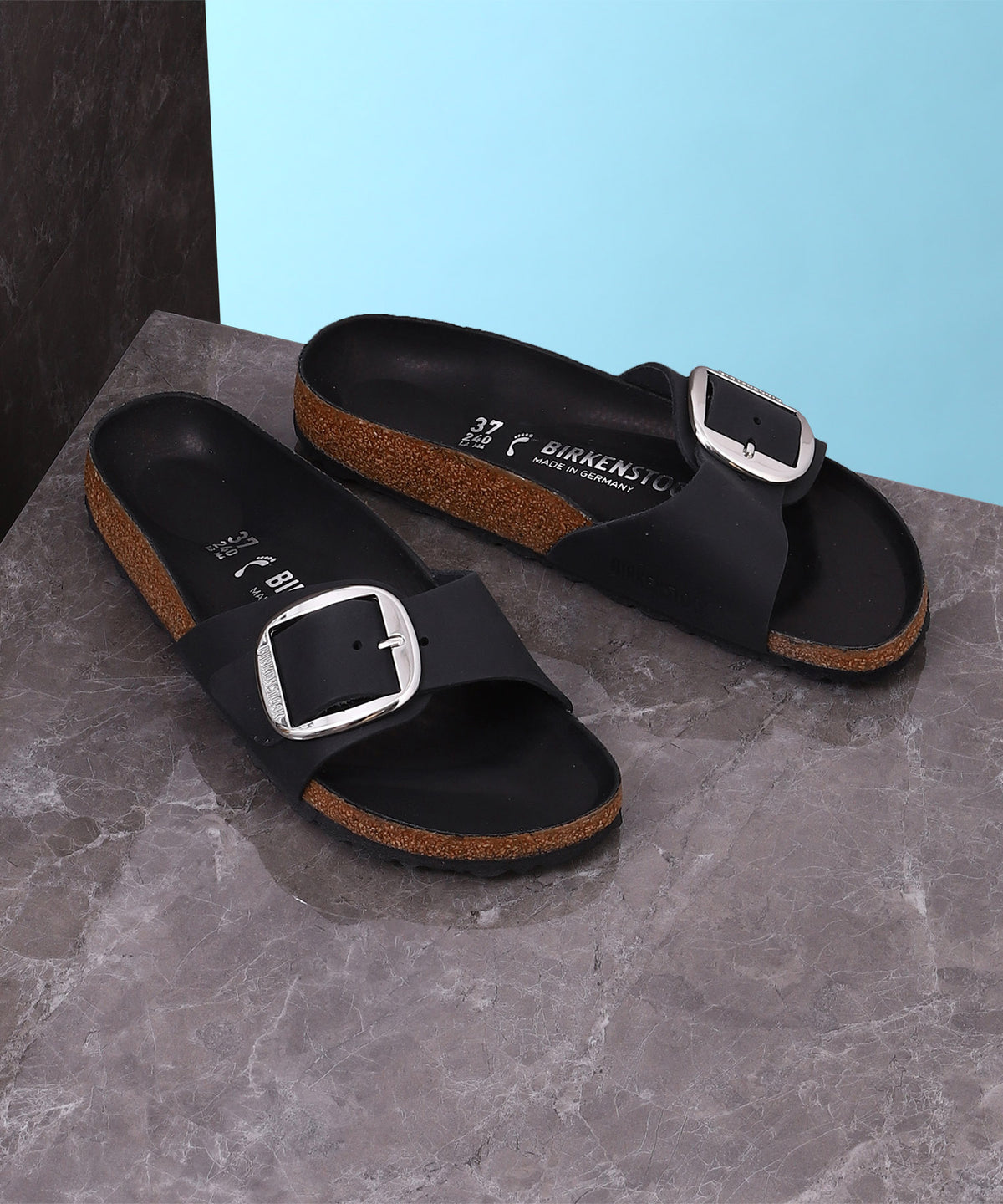 Madrid Big Buckle Leoi Black Hex