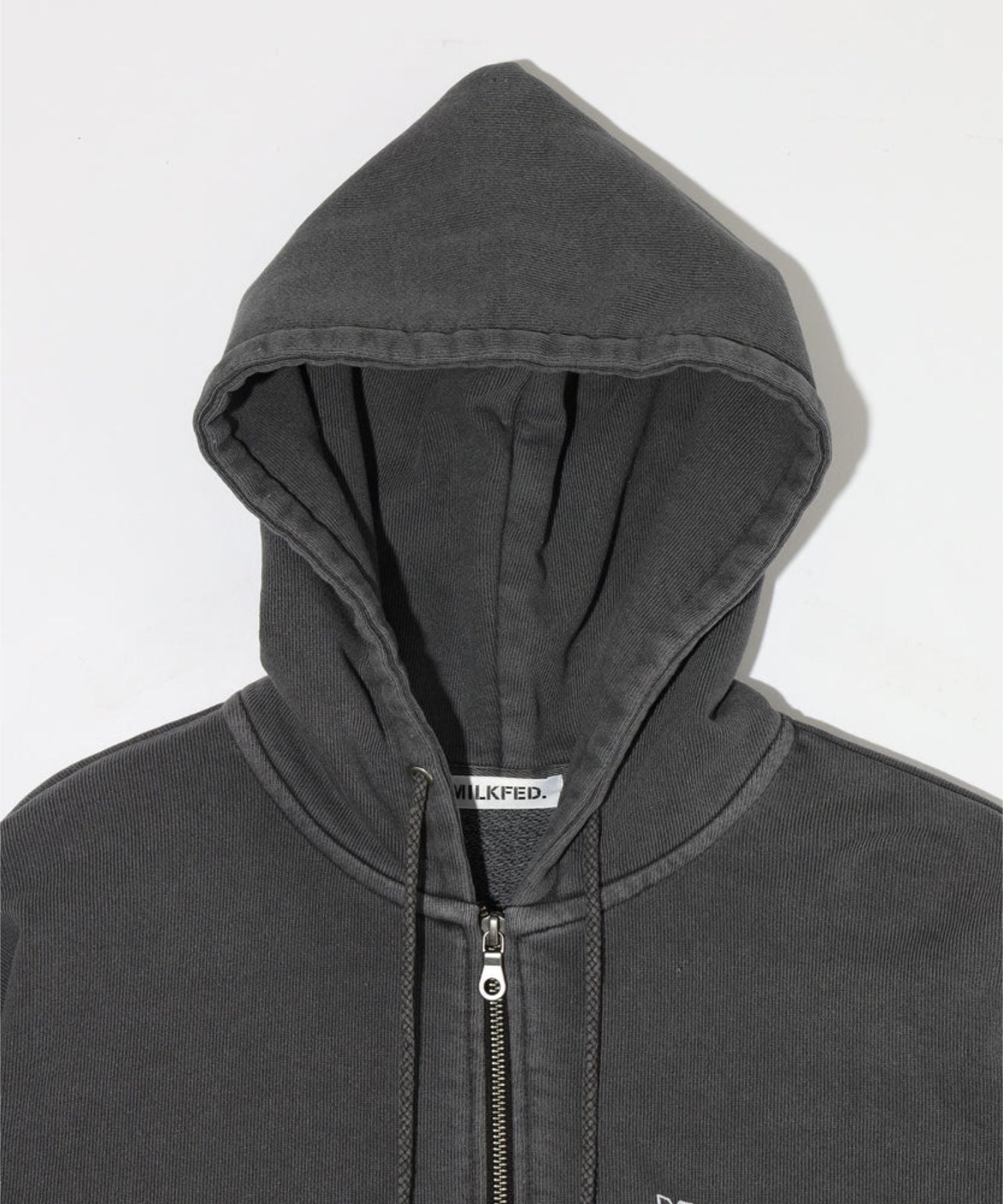 CROPPED ZIP UP HOODIE