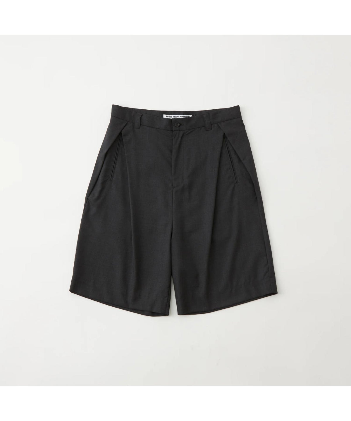 TROPICAL WOOL 2 TUCK SHORT PANTS