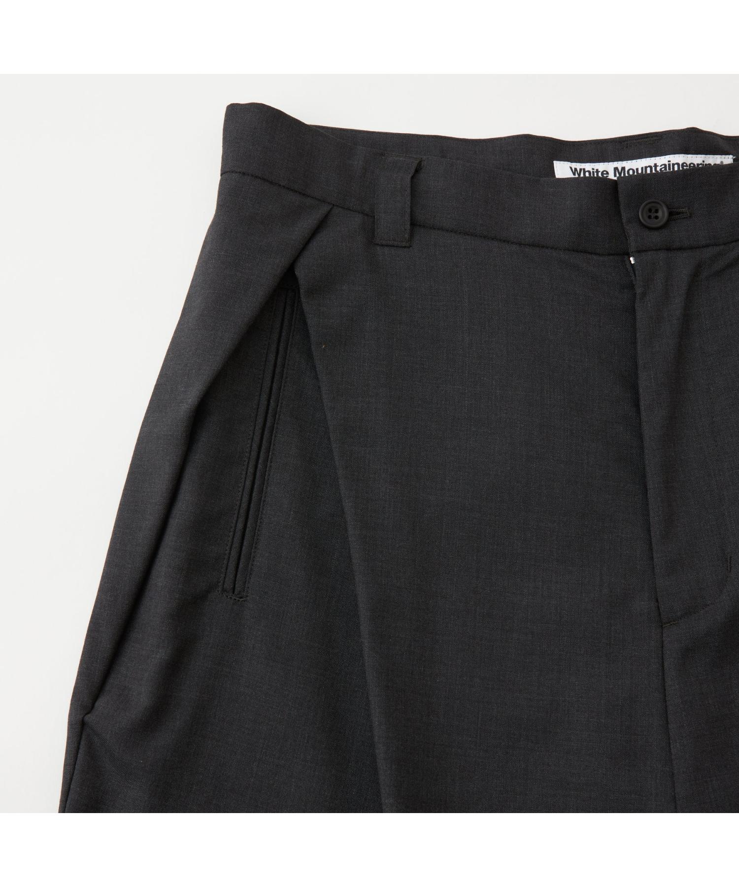 TROPICAL WOOL 2 TUCK SHORT PANTS
