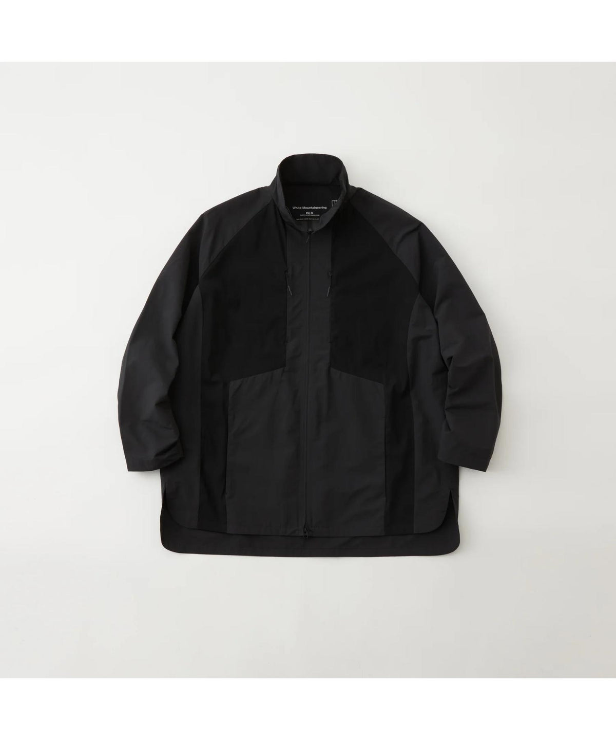 POLYESTER TAFFETA RAGLAN SLEEVE ZIP BLOUSON