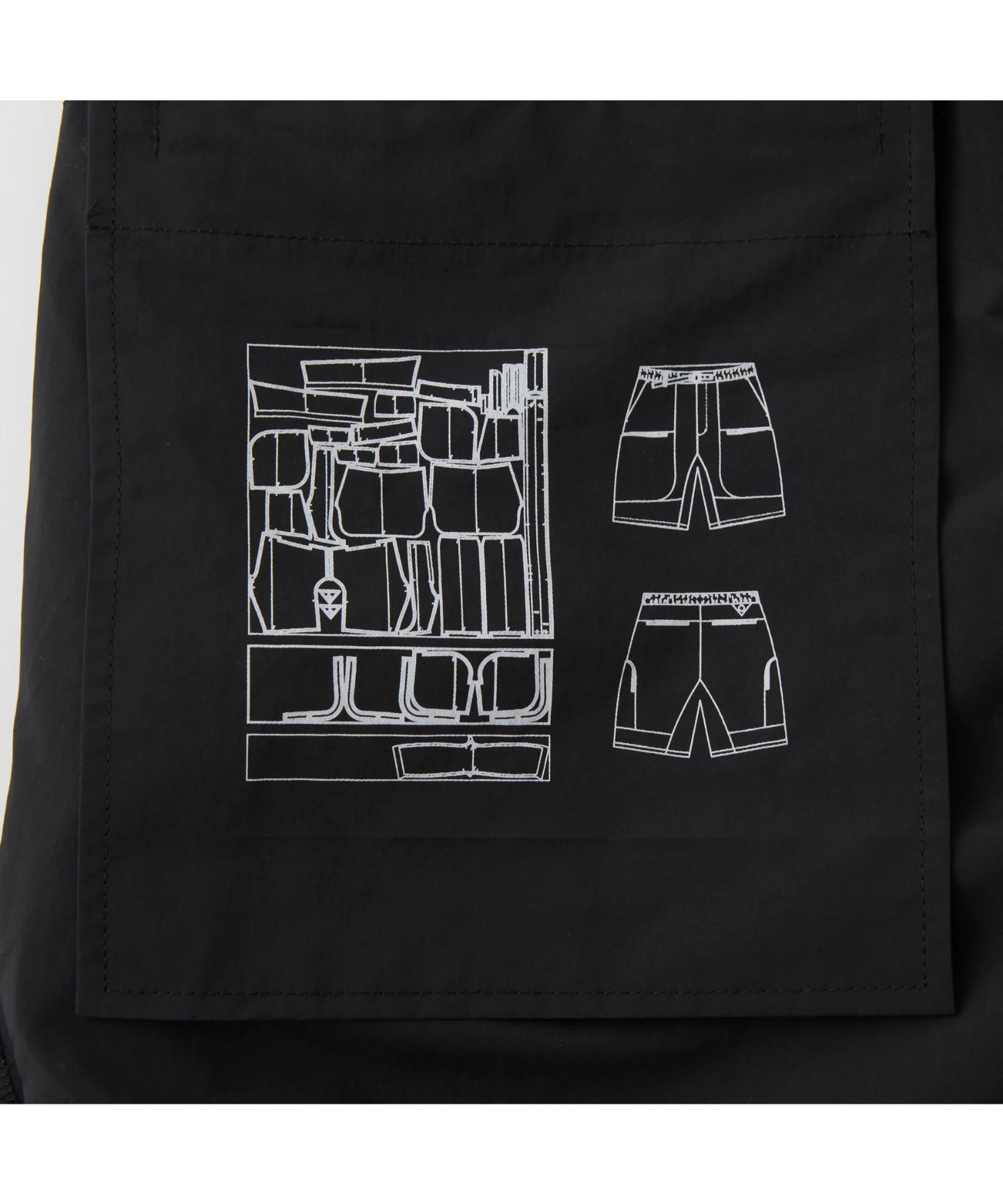 POLYESTER TAFFETA EASY SHORT PANTS