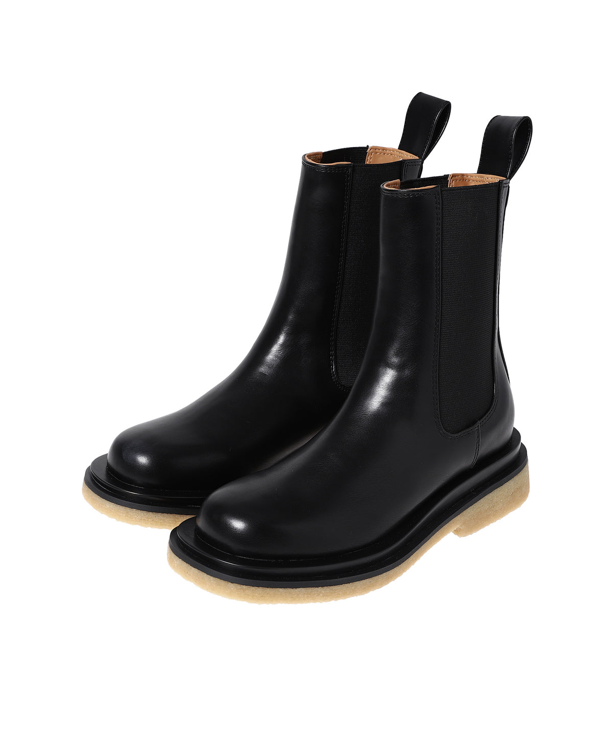 Leather Middle Boots