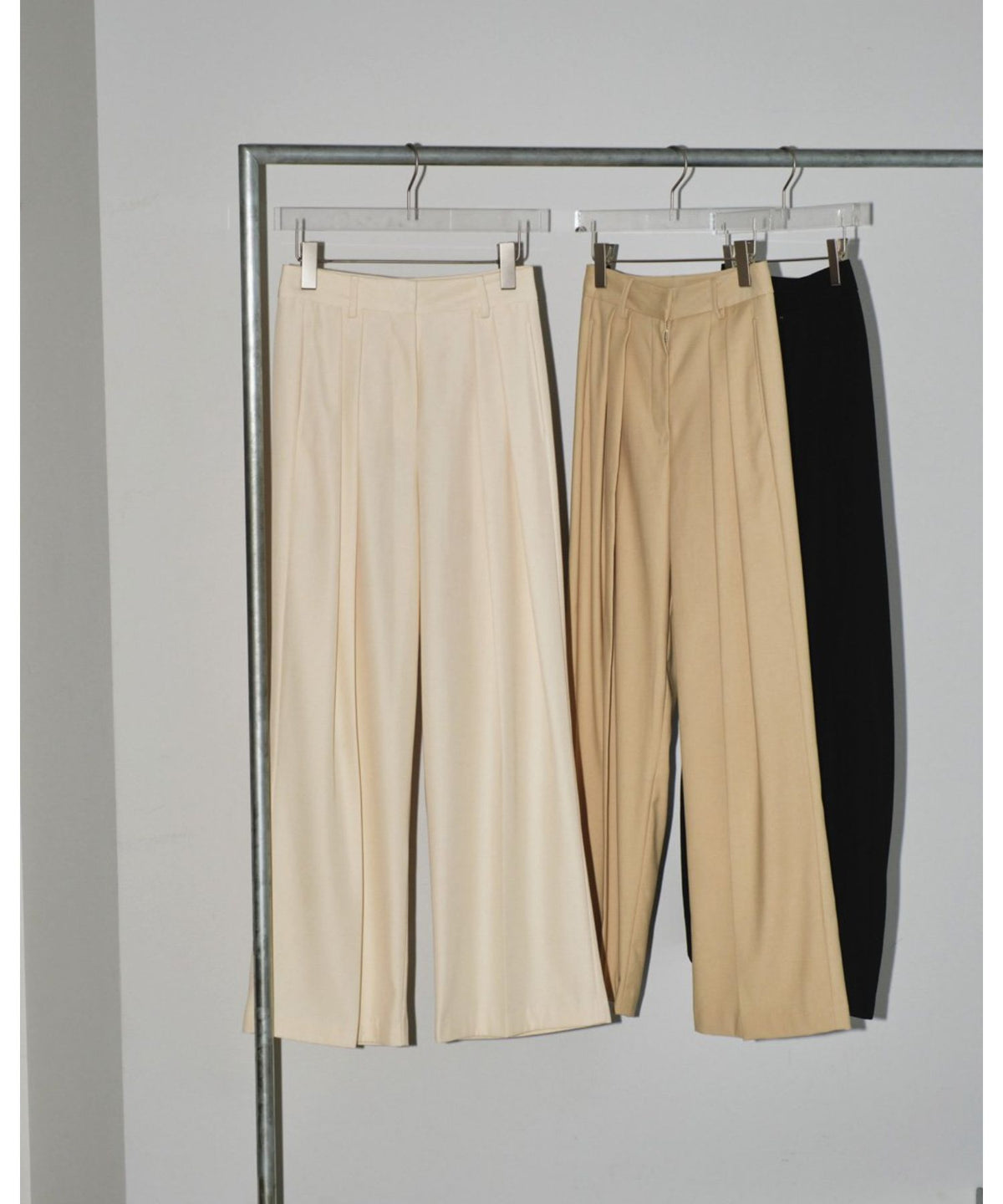 Tuck Twill Trousers