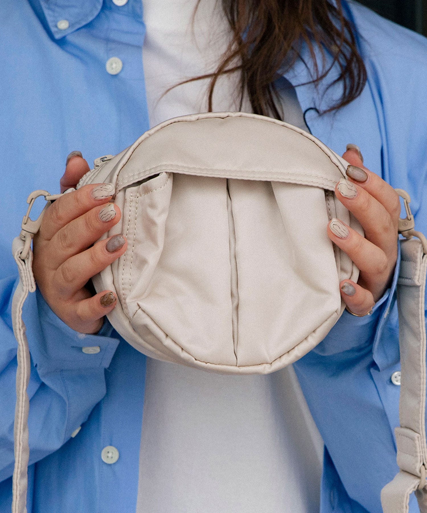 POTRxbp shoulder bag in nylon twill