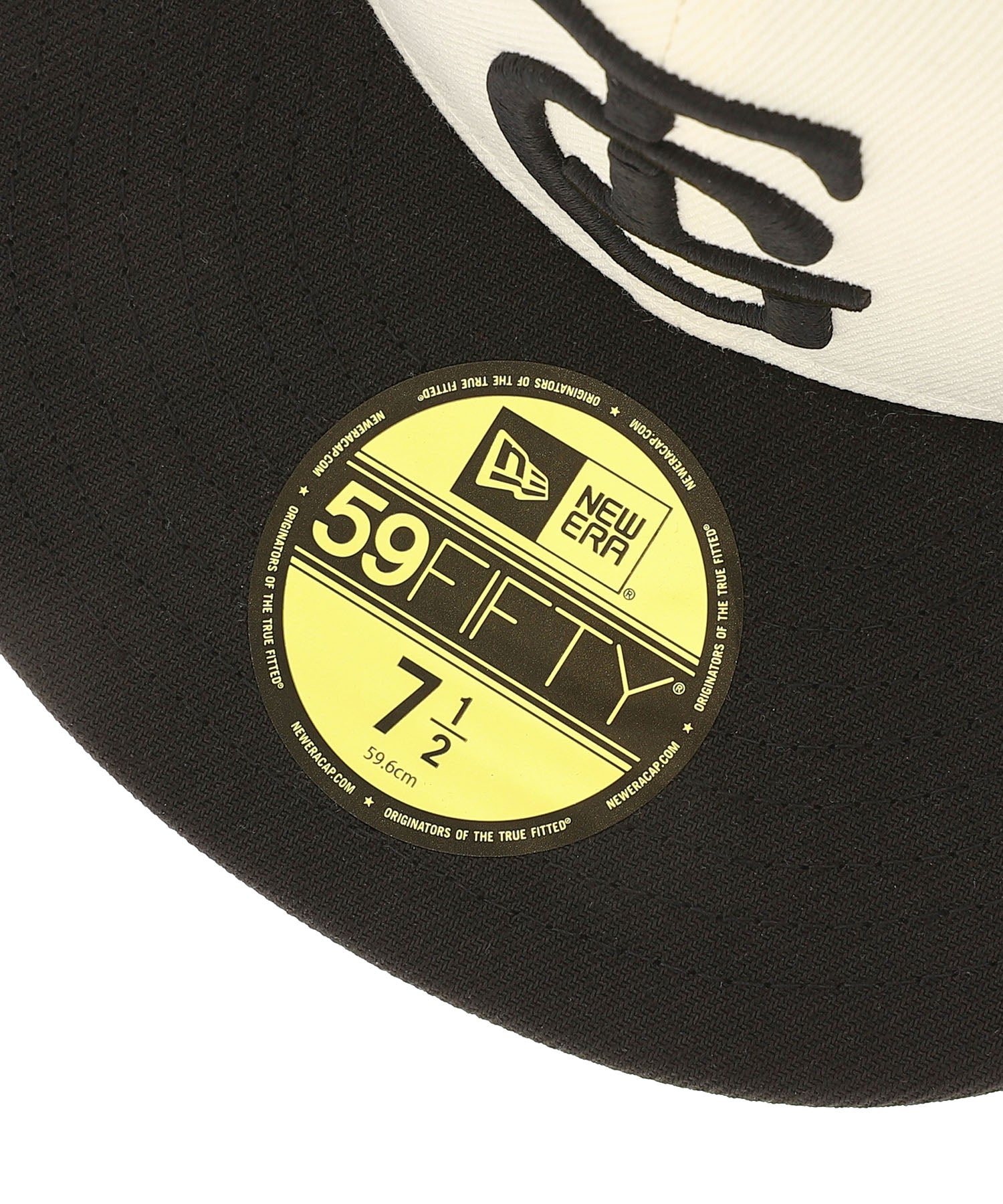 59FIFTY 読売ジャイアンツ ビジター クロームホワイト ブラックバイザー