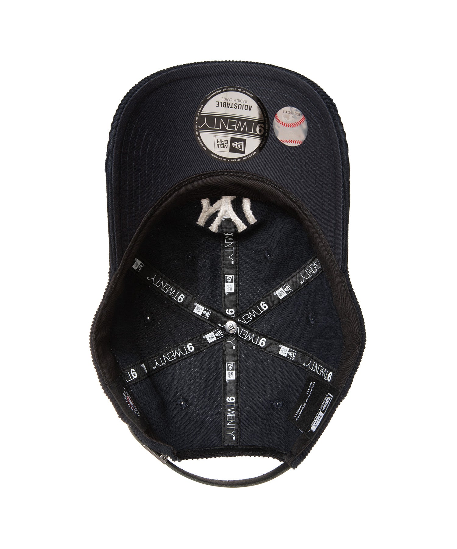 NEW ERA 9TWENTY MICRO CORDUROY NY YANKEES NAVY