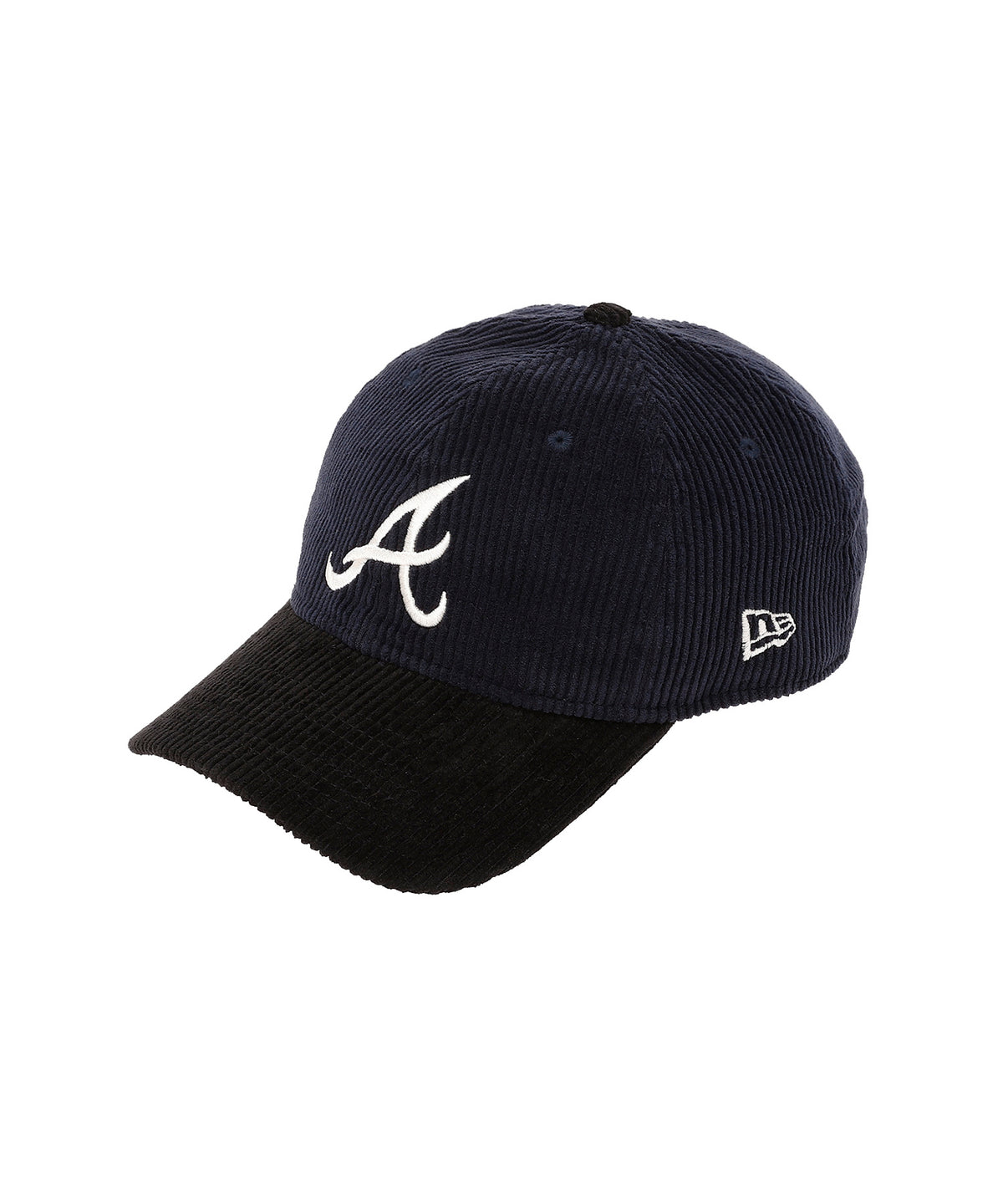9TWENTY Corduroy コーデュロイ アトランタ・ブレーブス ネイビー ブラックバイザー