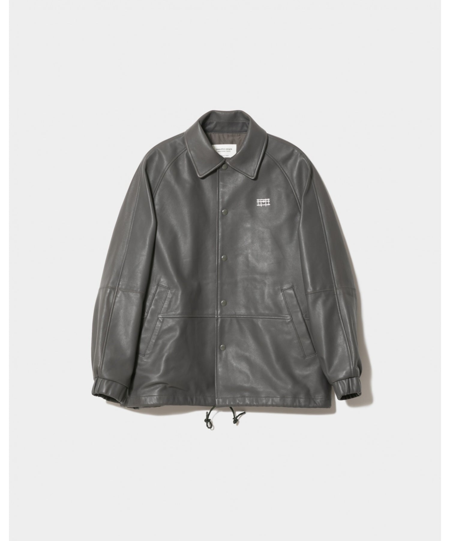 lamb leather coach jacket