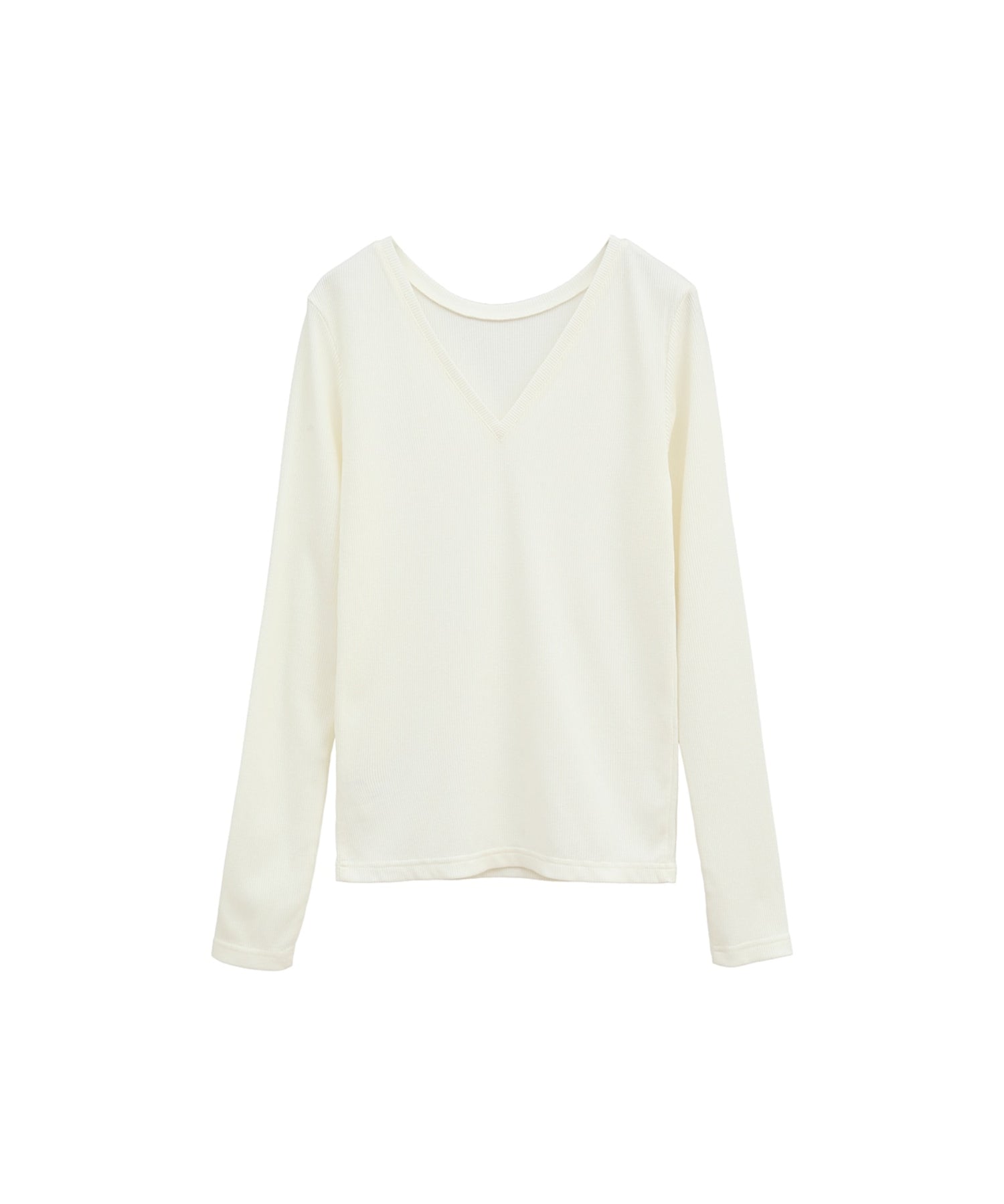 W FACE V NECK COMPACT TOPS
