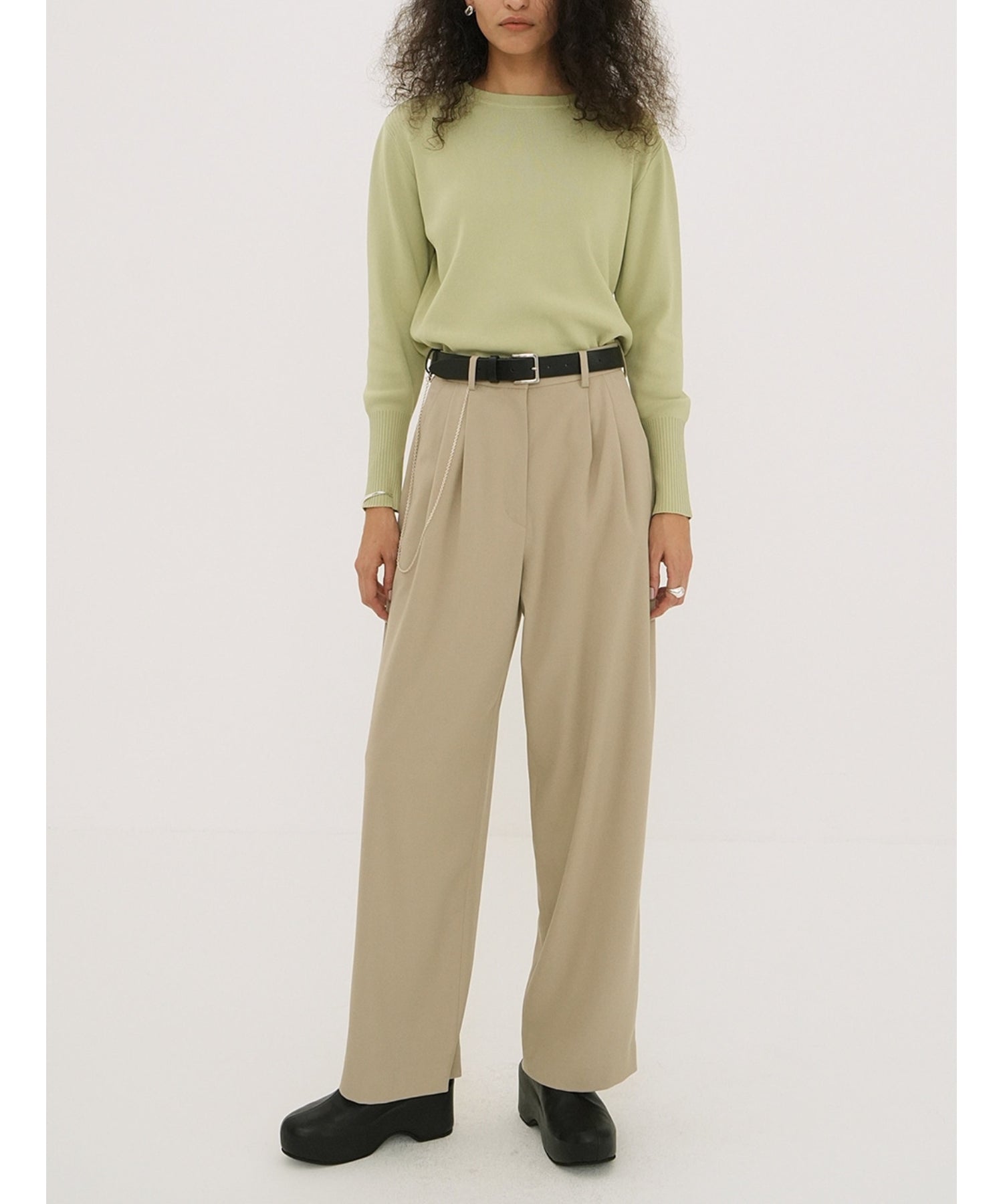 BASIC COMPACT KNIT TOPS