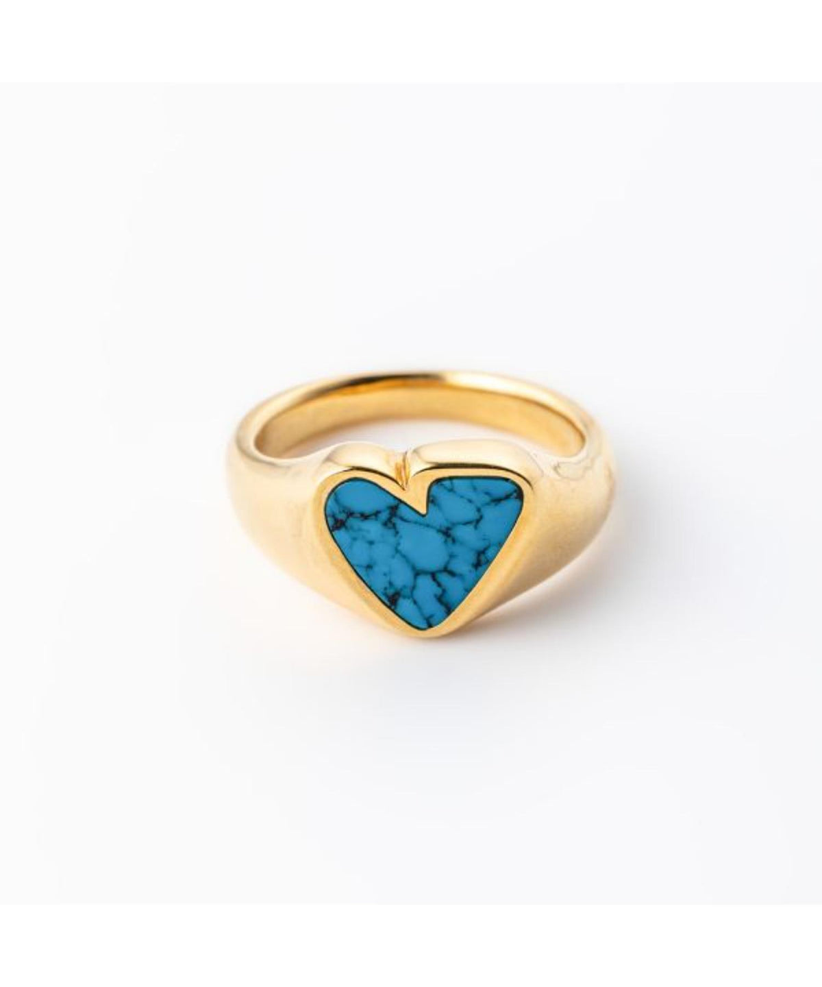 ROUGH HEART TURQUOISE RING