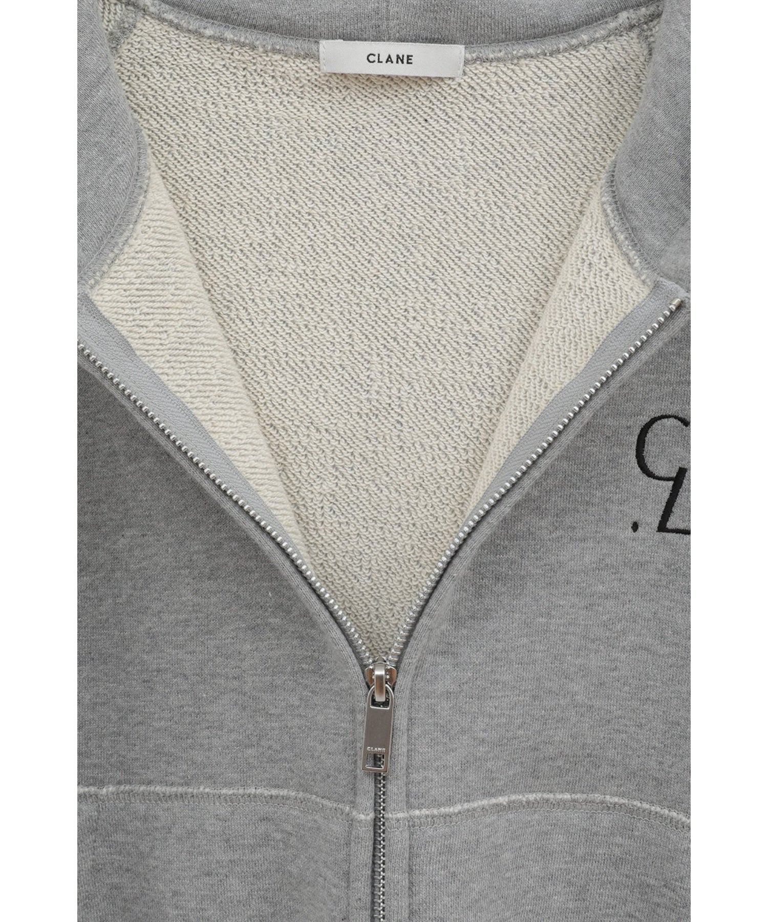 LOGO COMPACT ZIP UP HOODIE