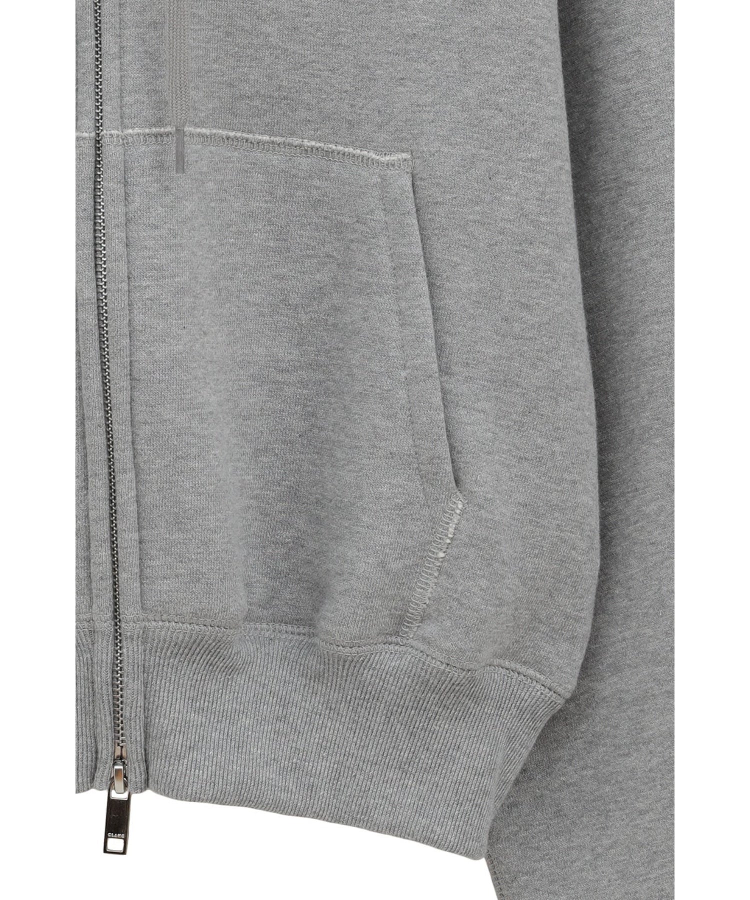 LOGO COMPACT ZIP UP HOODIE