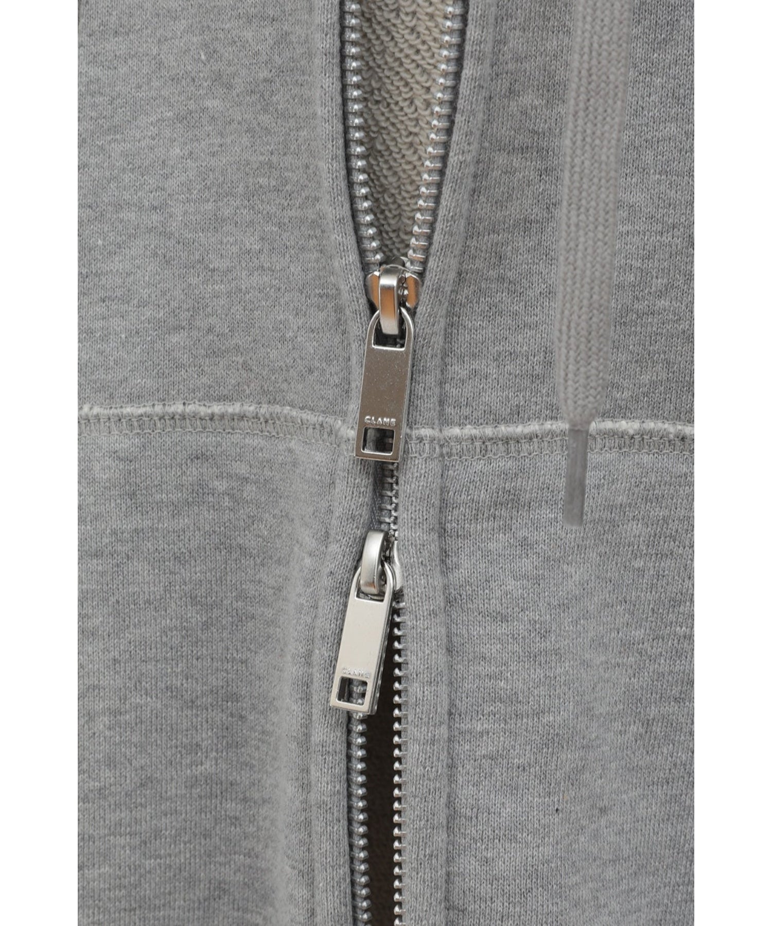 LOGO COMPACT ZIP UP HOODIE