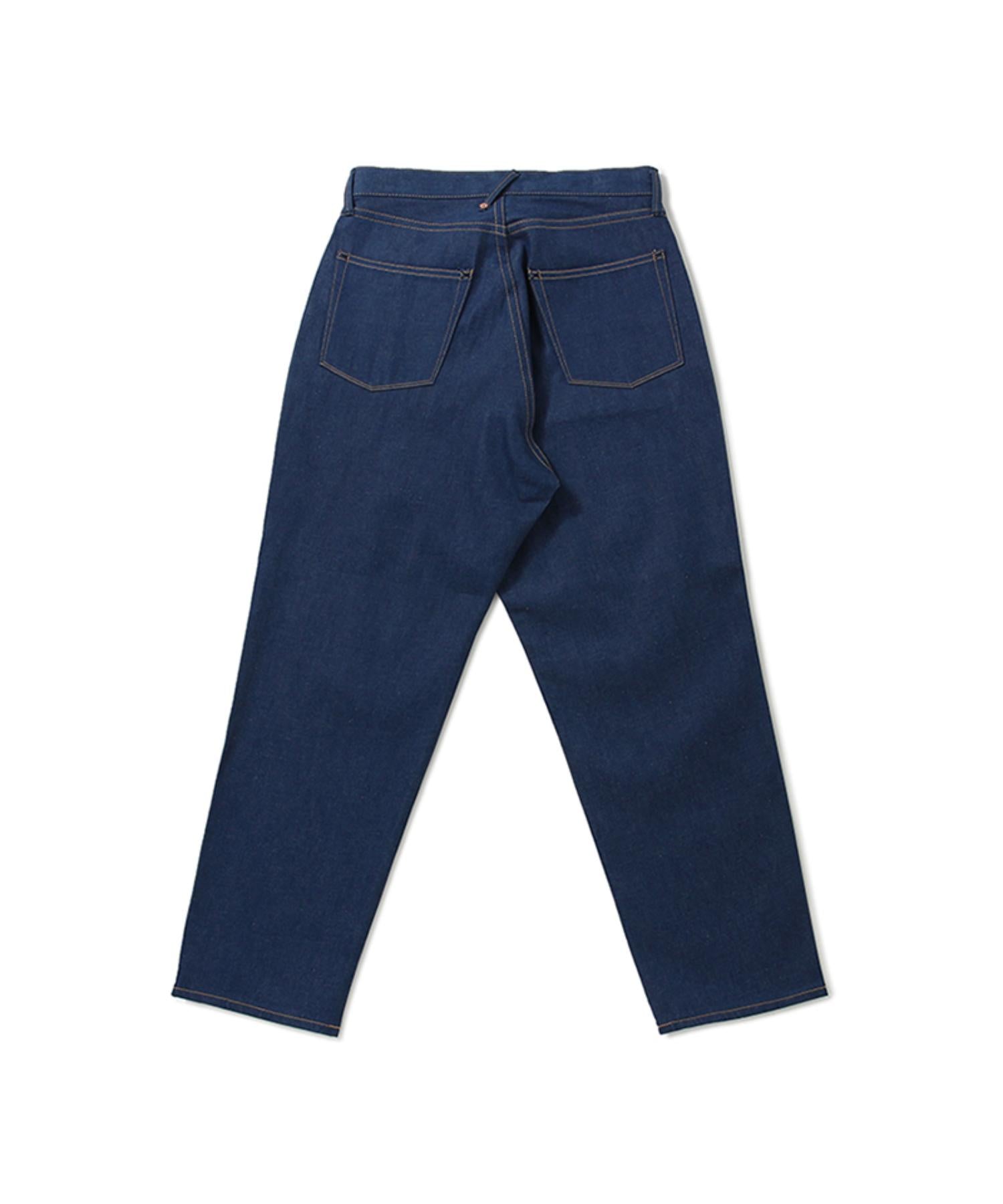 STRAIGHT FIT DENIM PANTS RAW "THUNDERS"