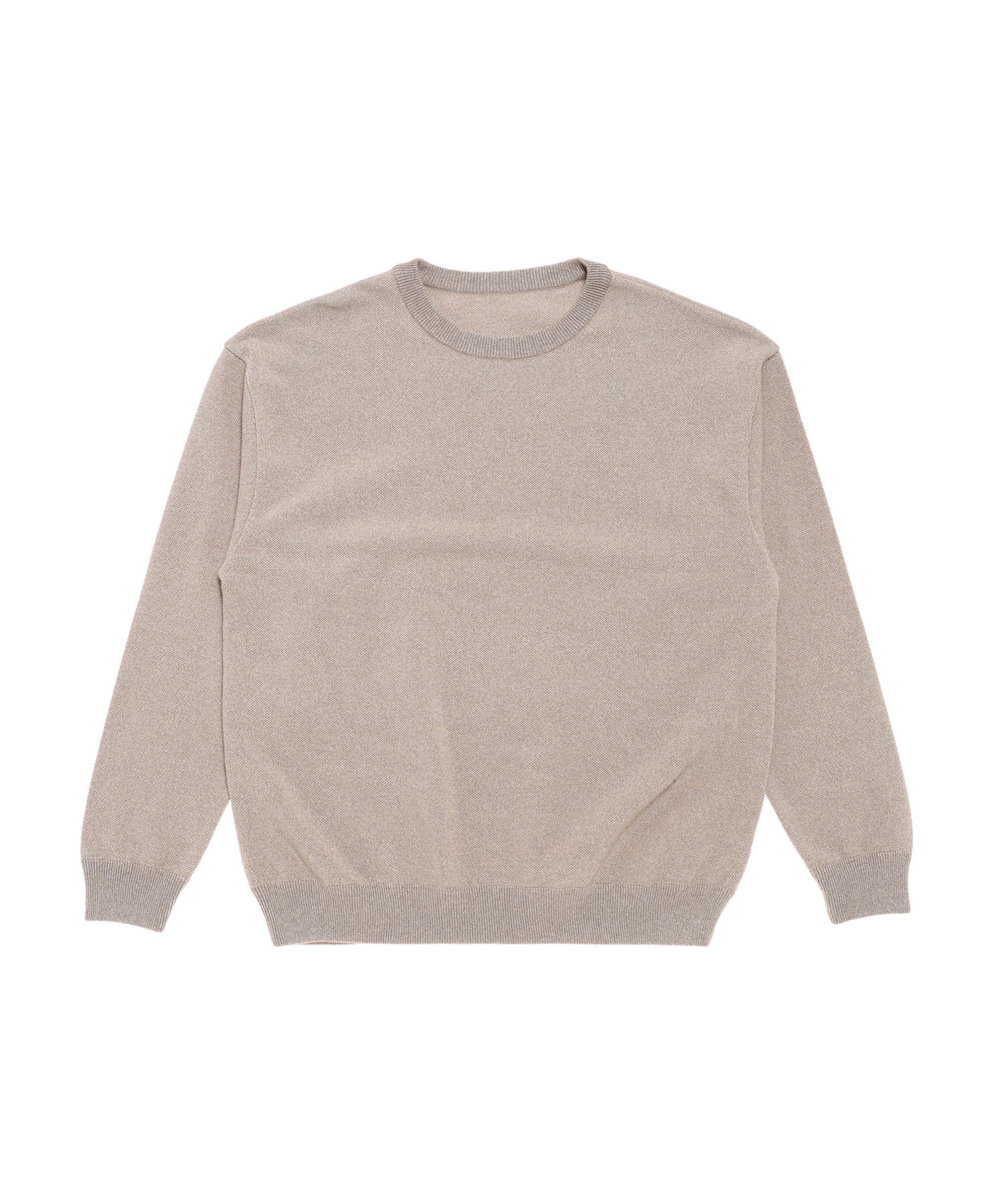 Light Moss Stitch L/S Sweat - crepuscule (クレプスキュール) - tops