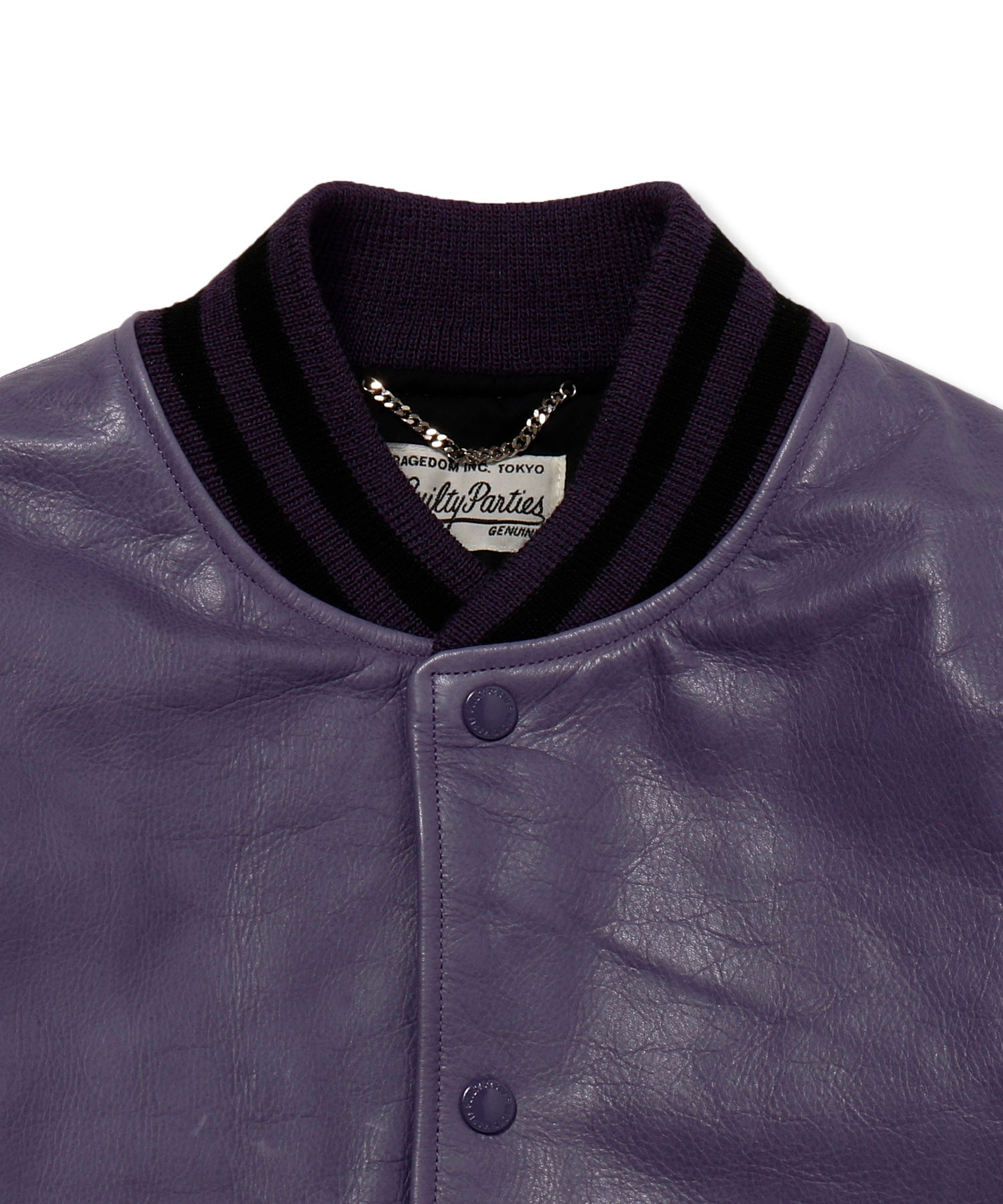 LEATHER VARSITY JACKET