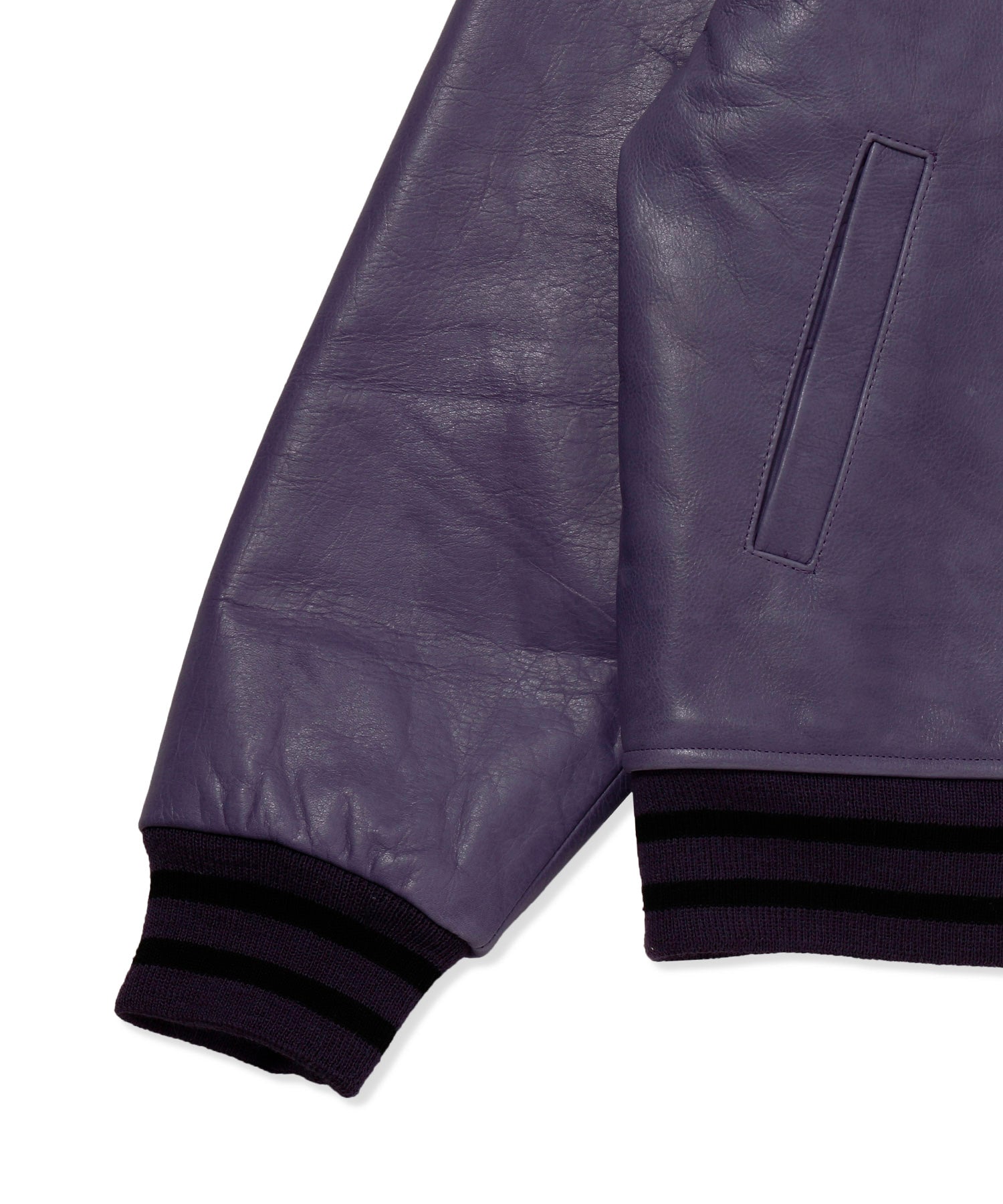 LEATHER VARSITY JACKET