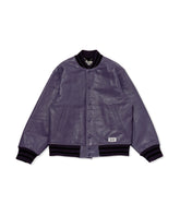 LEATHER VARSITY JACKET