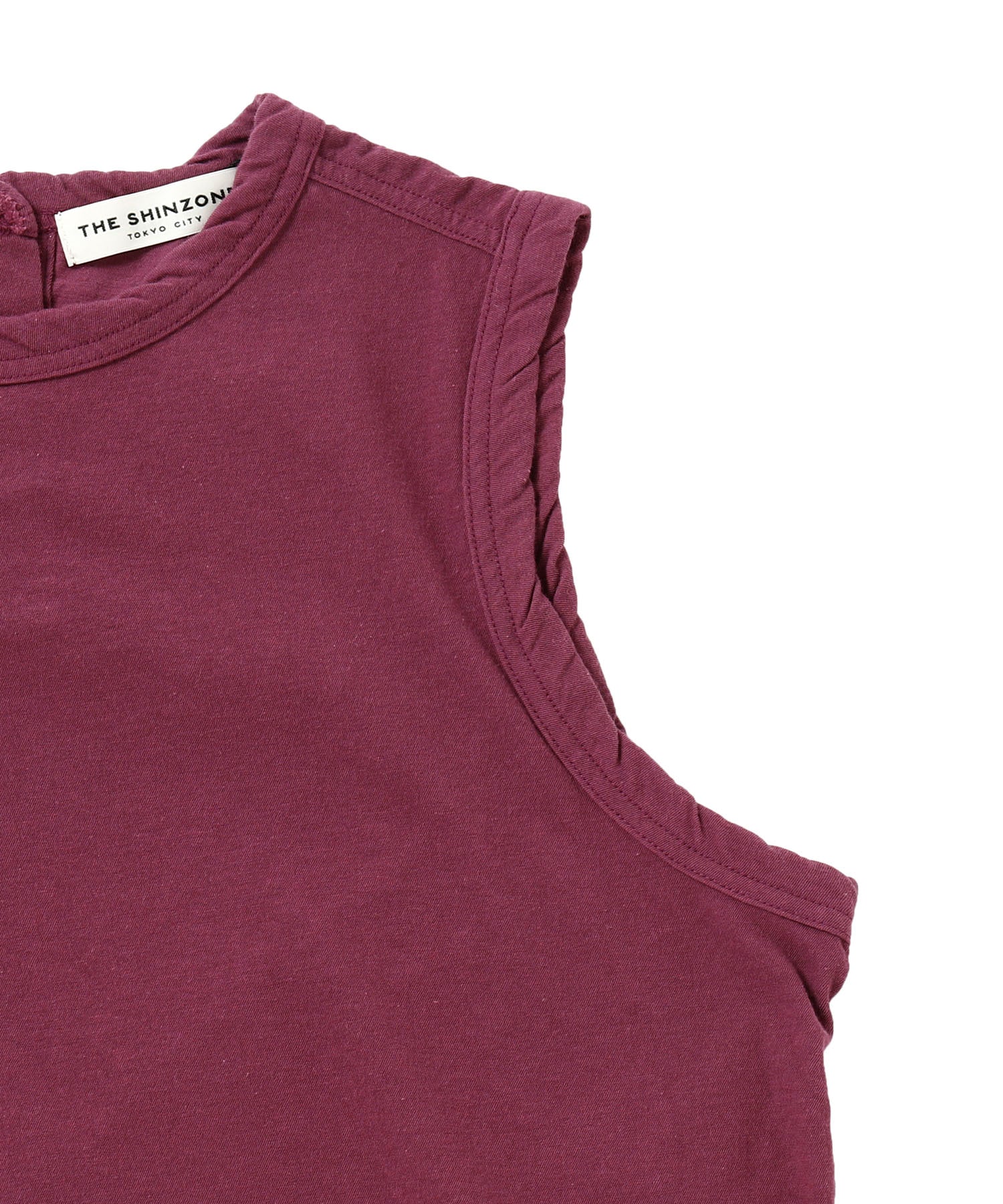 HIGH TWIST COTTON SLEEVELESS