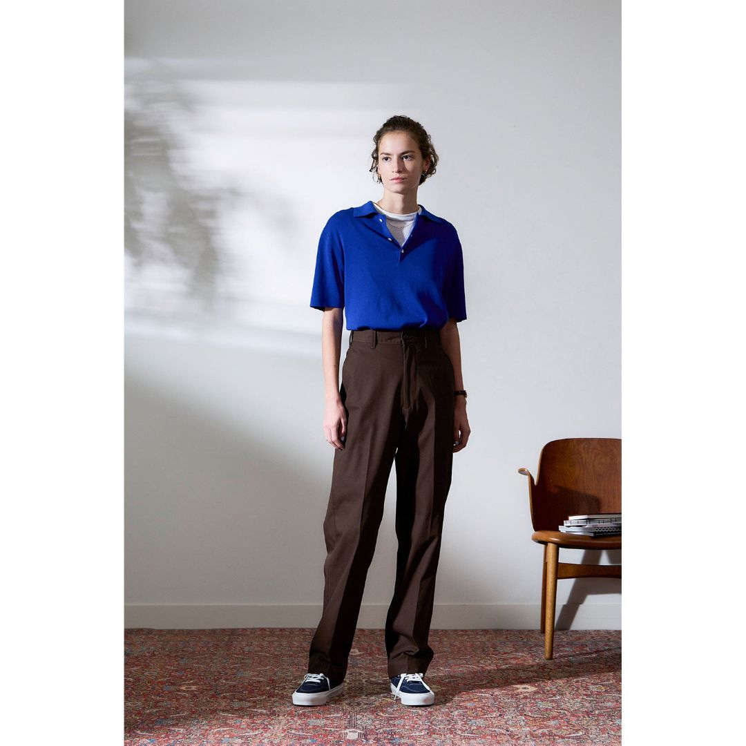 WASHED HIGH WAIST CHINO