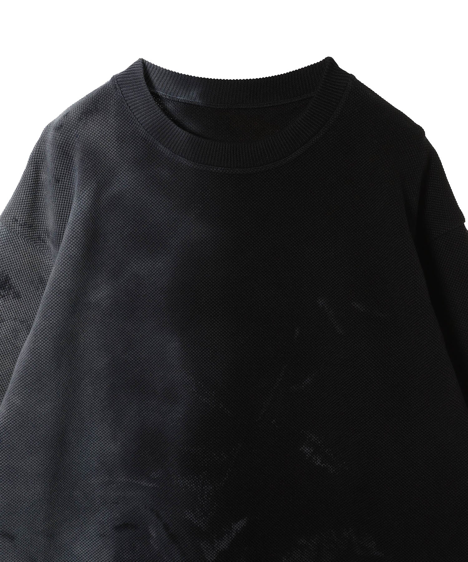 Light Moss Stitch Gradation L/S