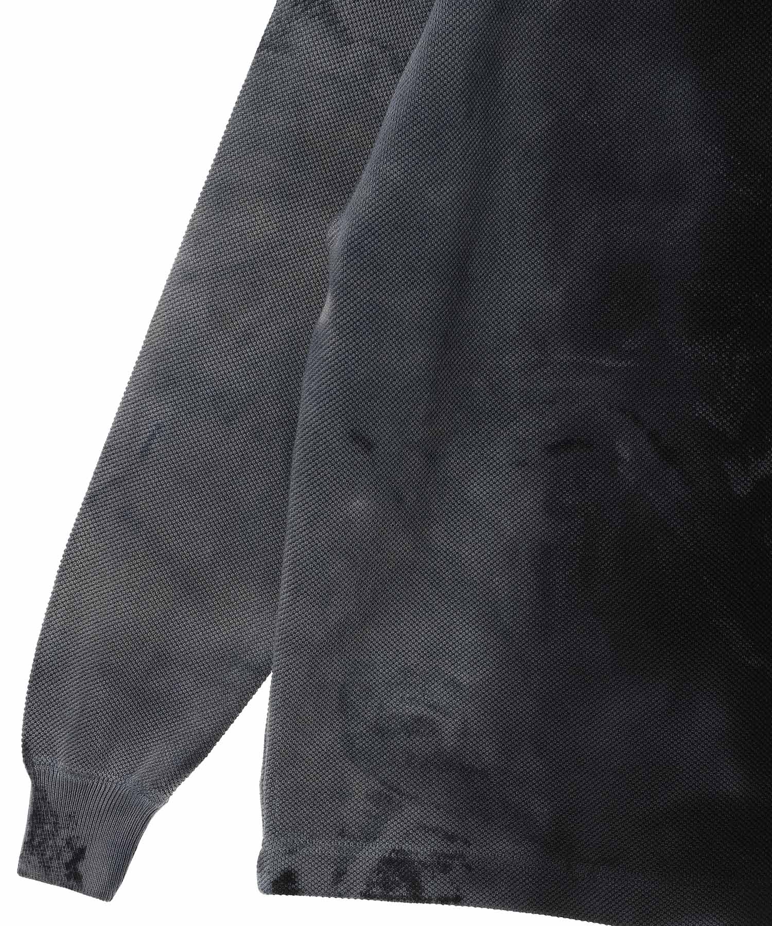 Light Moss Stitch Gradation L/S