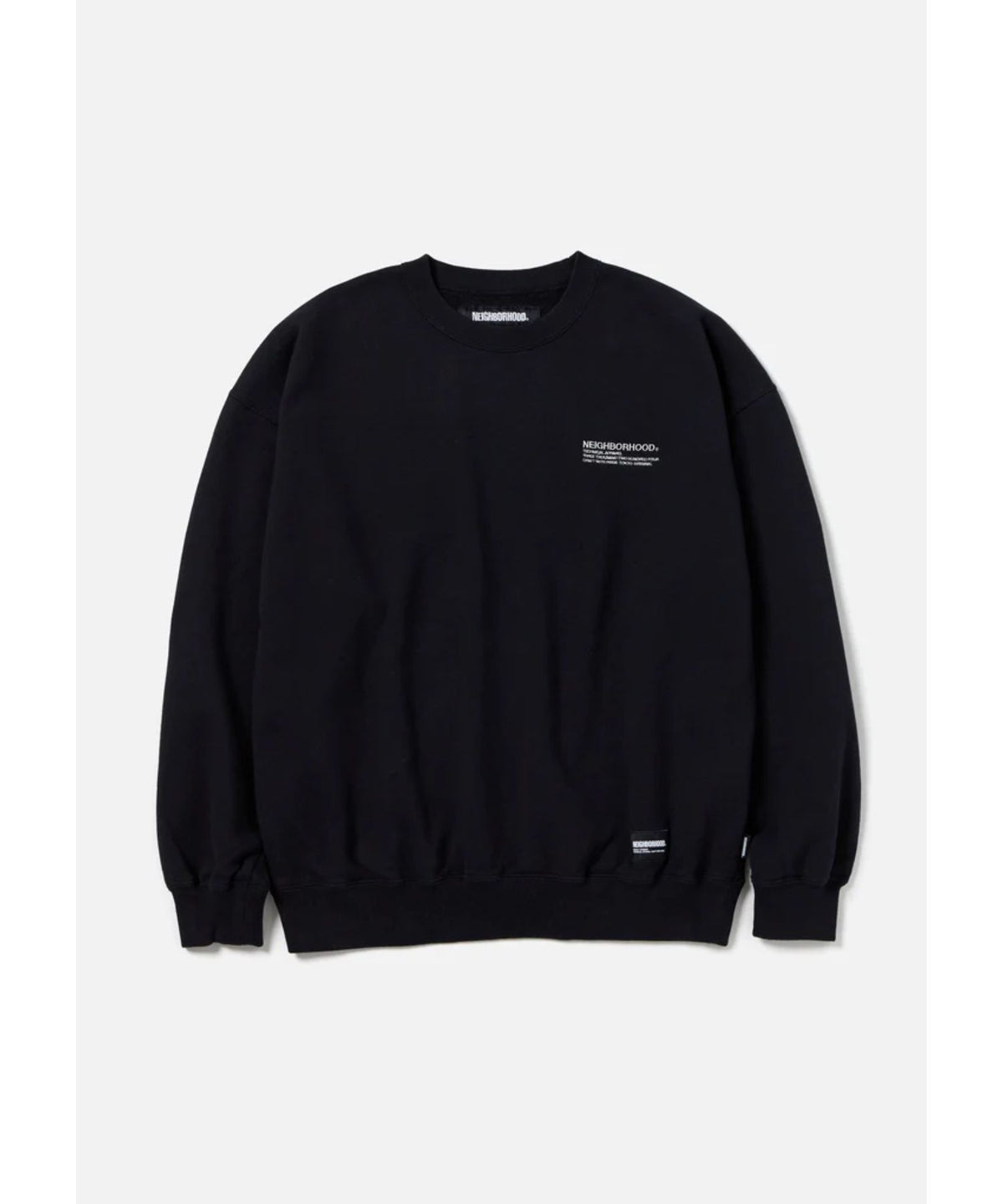 PLAIN SWEAT SHIRT LS
