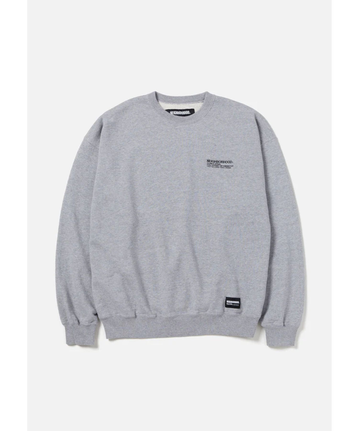 PLAIN SWEAT SHIRT LS
