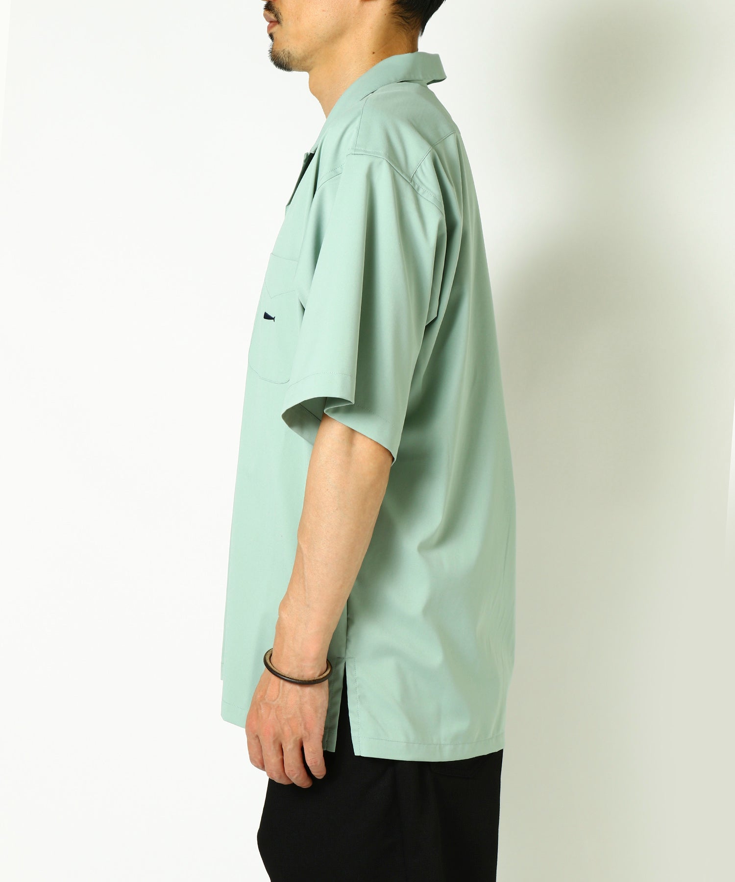 PIER OPEN COLLAR SS SHIRT