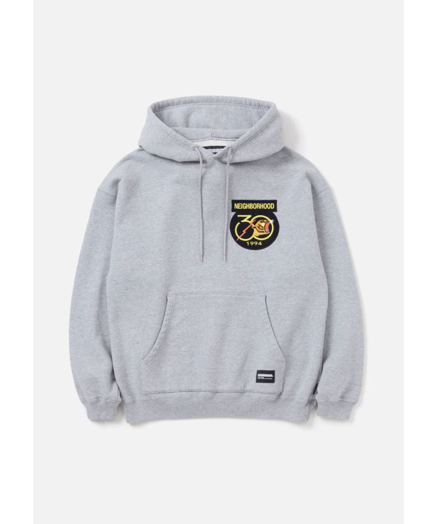 PATCHED SWEATPARKA LS