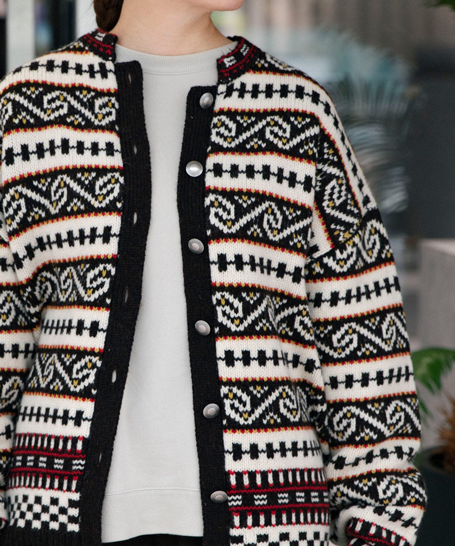 FAIR ISLE KNIT CARDIGAN