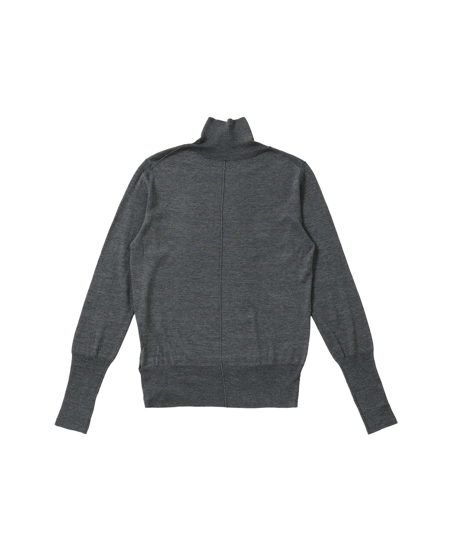COTTON SILK HIGH NECK KNIT