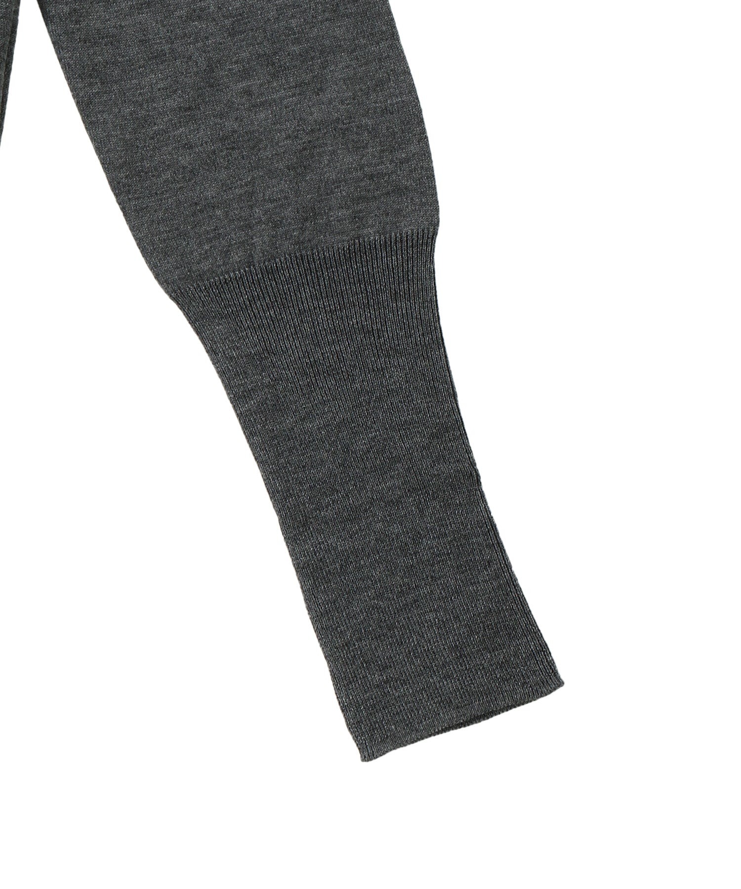 COTTON SILK HIGH NECK KNIT